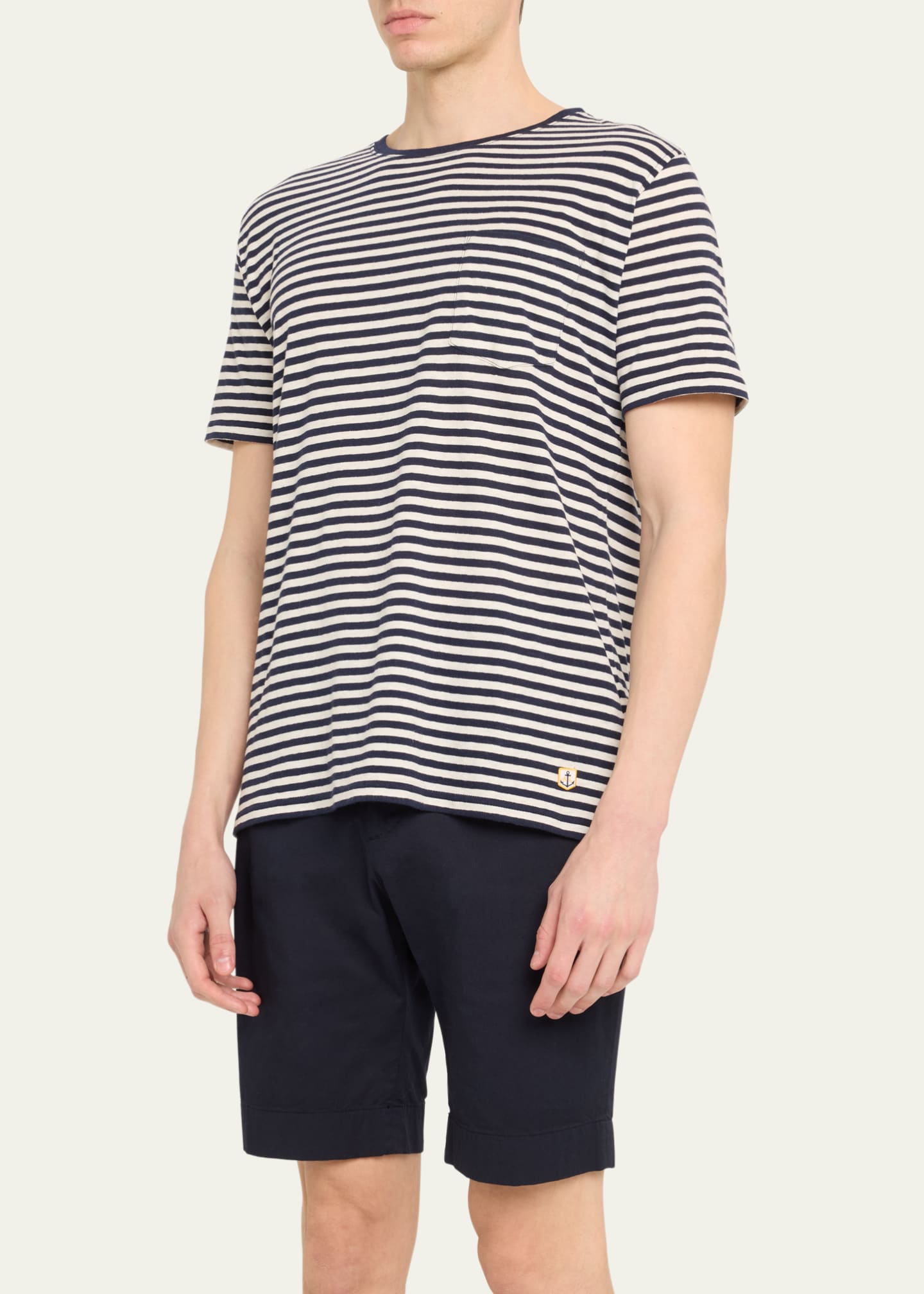 Armor Lux Men's Heritage Striped T-Shirt Image 4 of 5