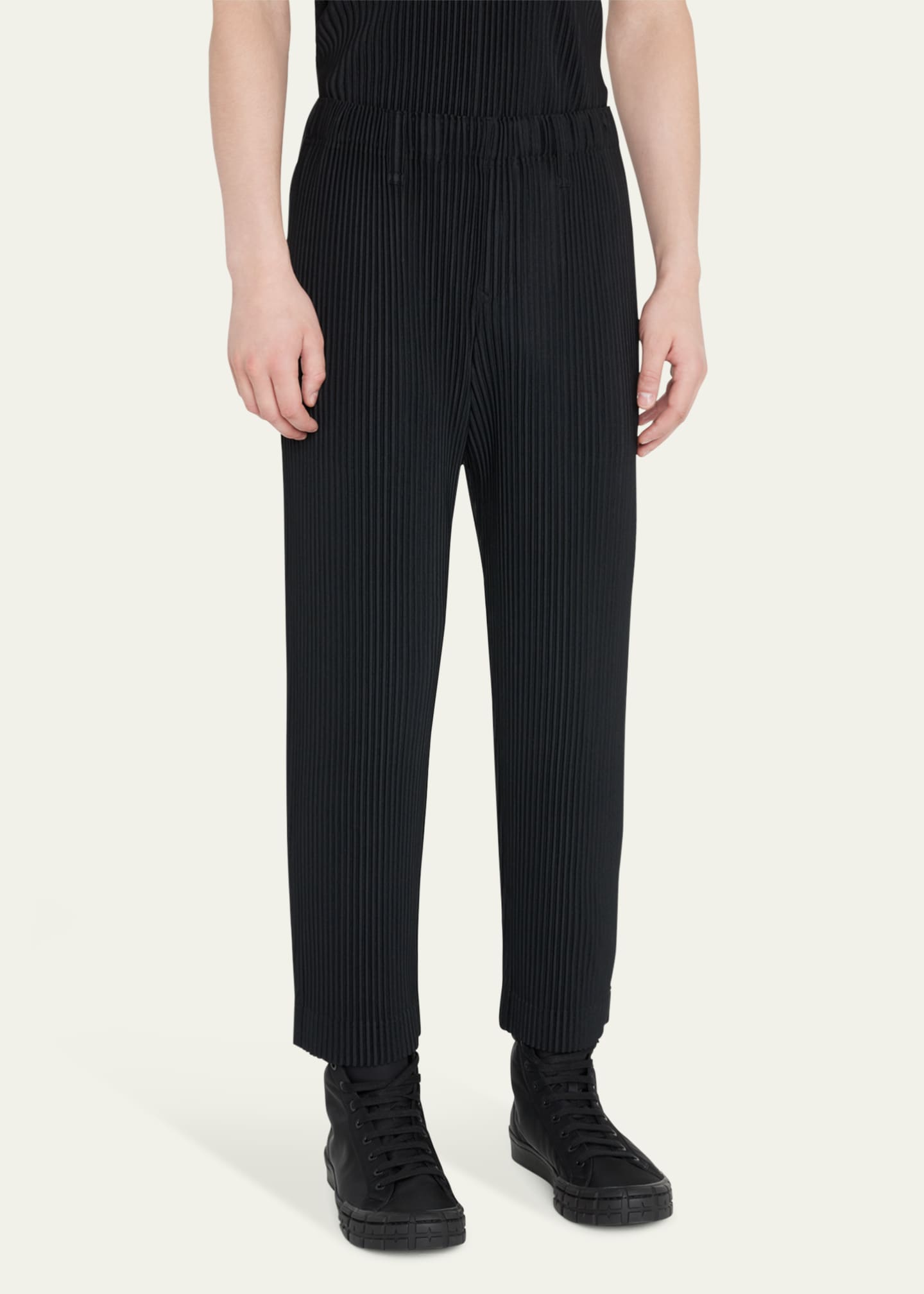 Issey miyake cheap mens pleated pants