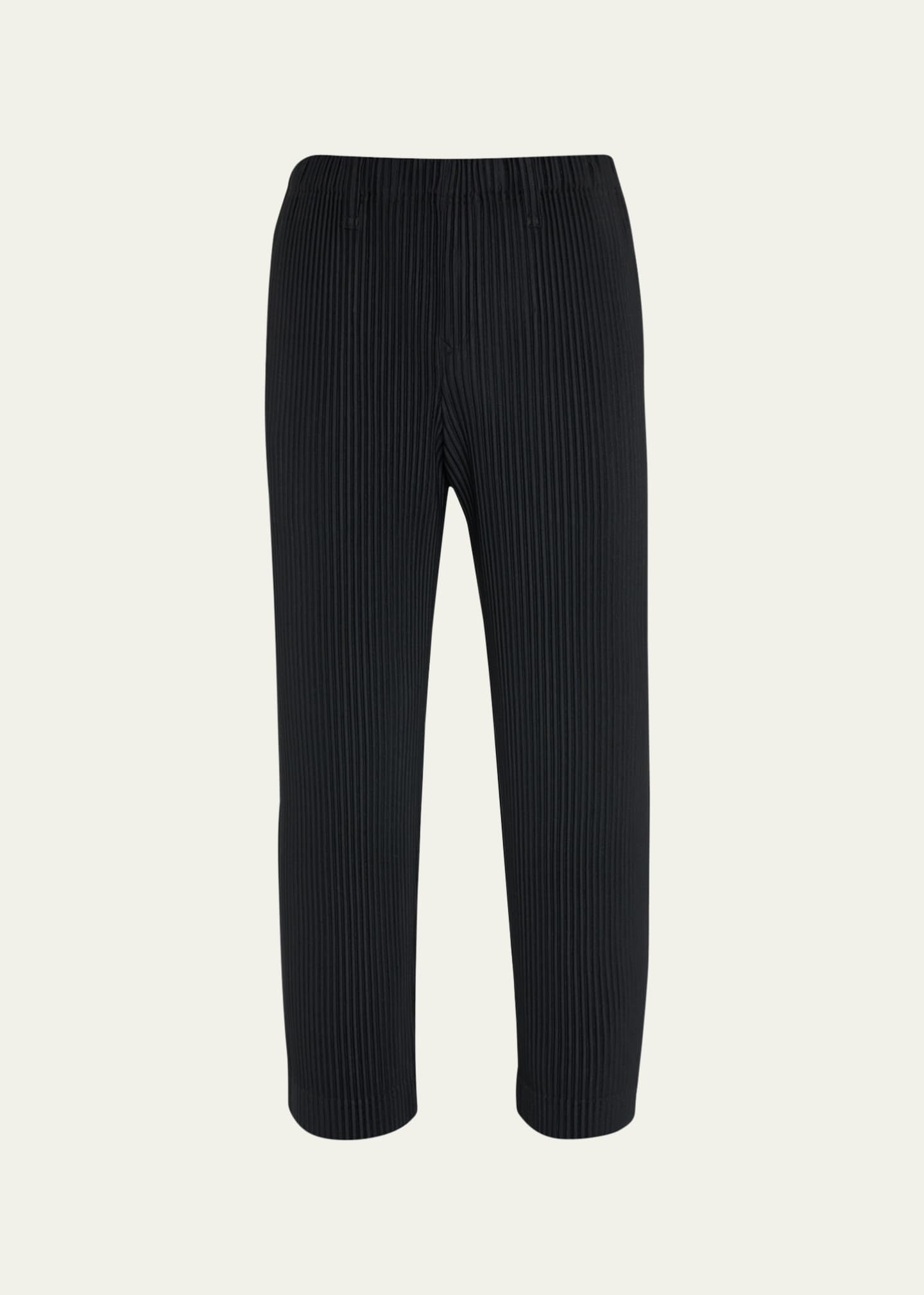 Homme Plisse Issey Miyake Men's Pleated Straight Pants