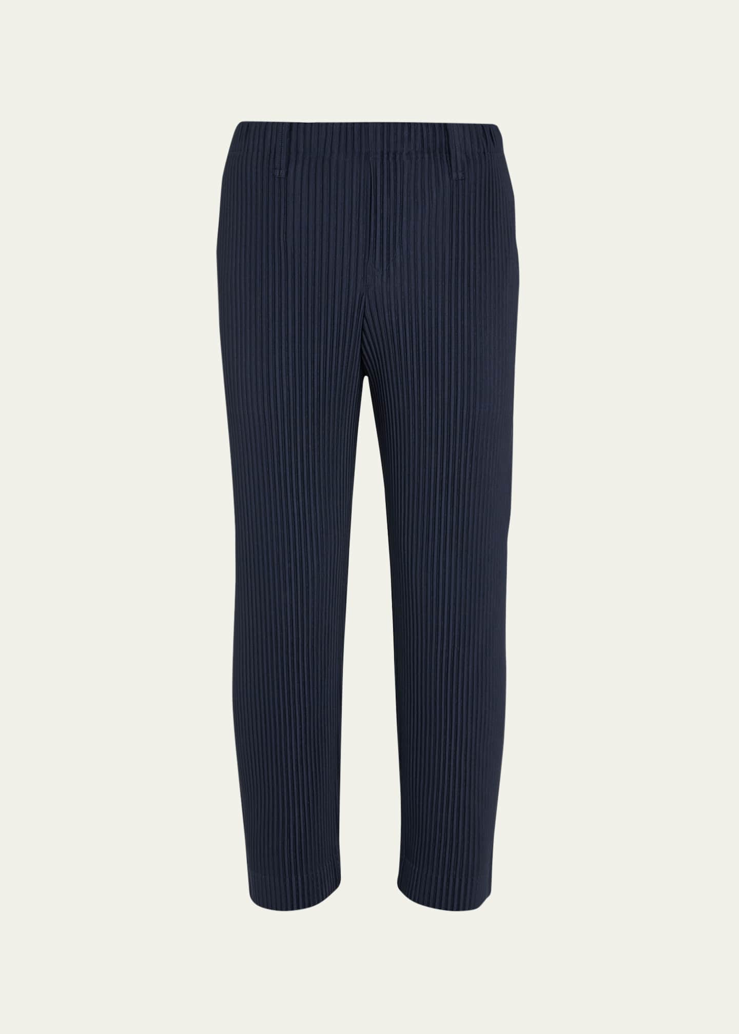 Homme Plisse Issey Miyake Men s Pleated Straight Pants Bergdorf Goodman