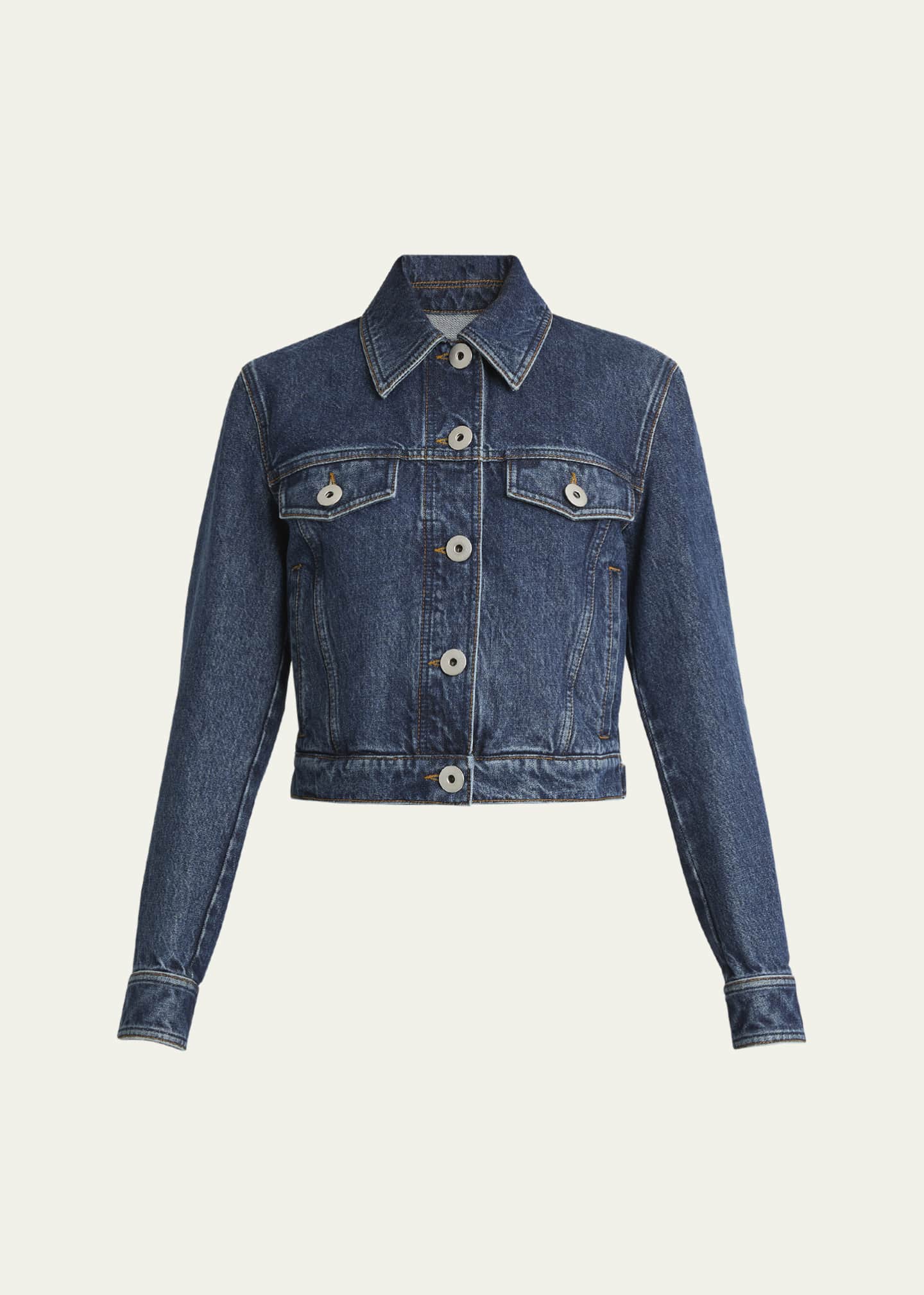 Ferragamo Fitted Denim Jacket Image 1 of 5