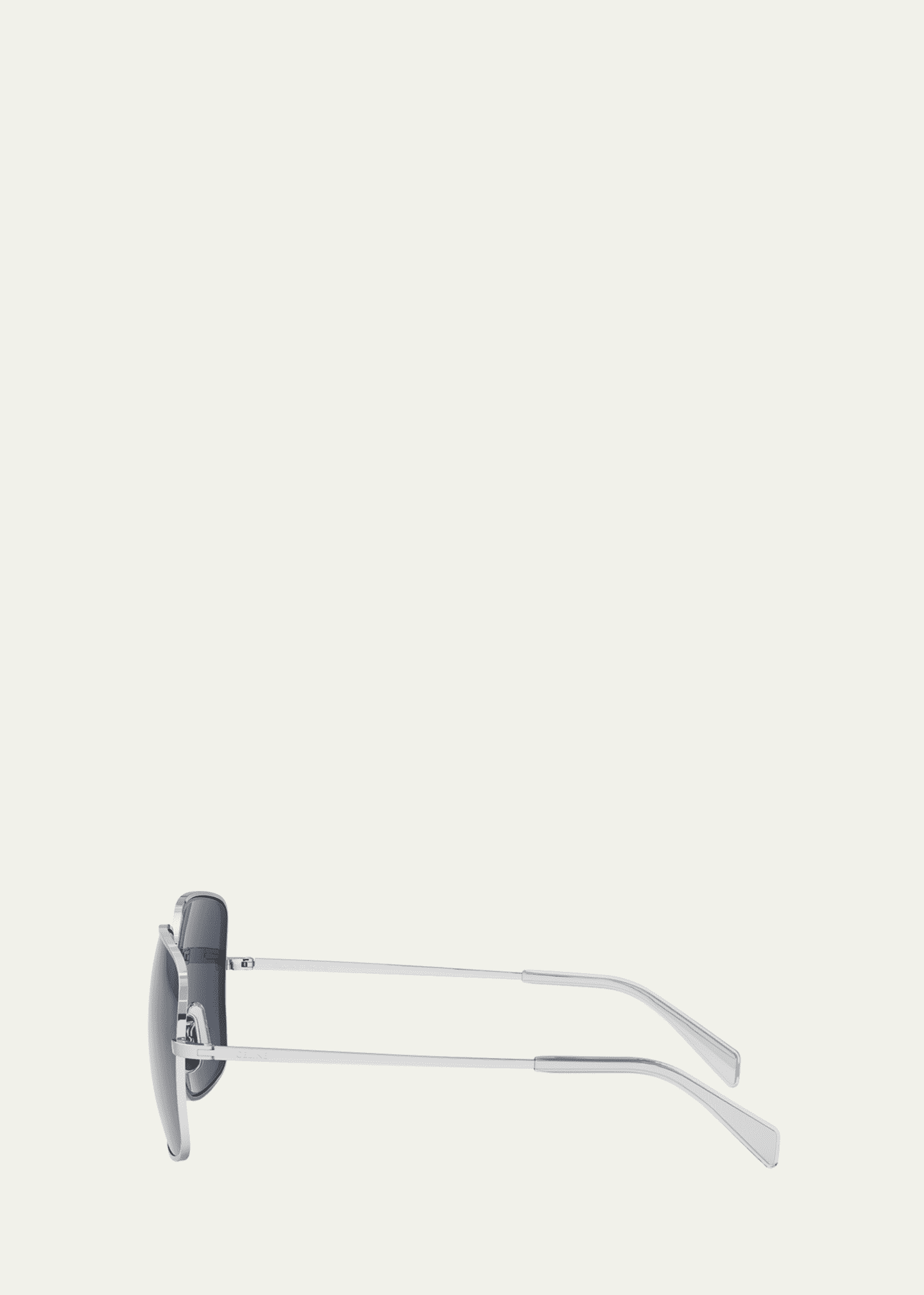 Celine Rhinestone Triomphe Metal Square Sunglasses