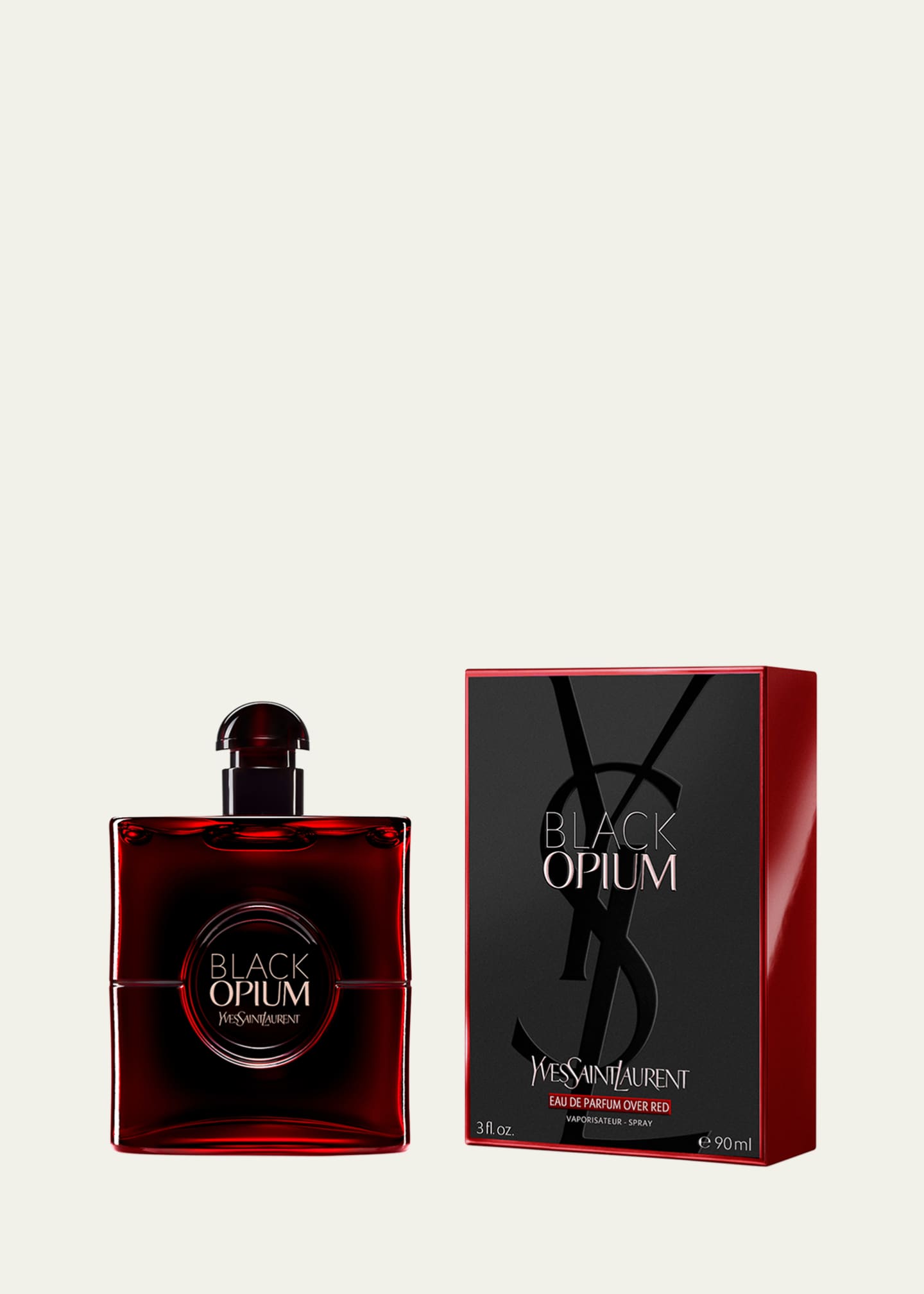 Saint Laurent Black Opium Eau De Parfum Over Red, 3 oz. Image 2 of 2