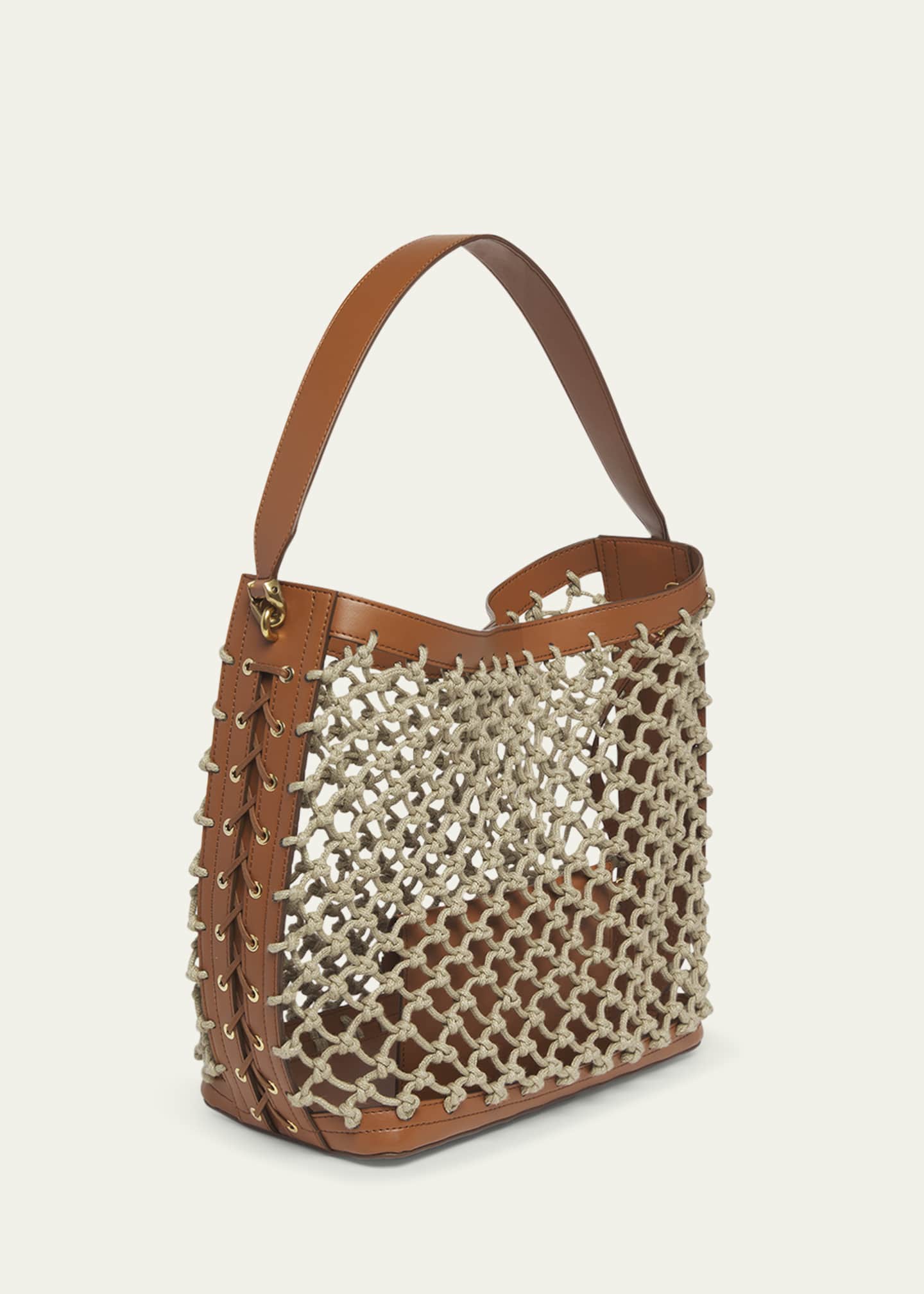 Stella McCartney Eco Mesh Knotted Tote Bag