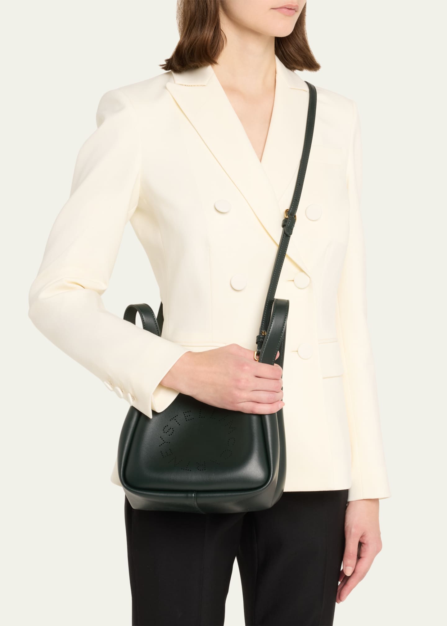 Stella McCartney Logo Alter Mat Vegan Leather Crossbody Bag Bergdorf Goodman
