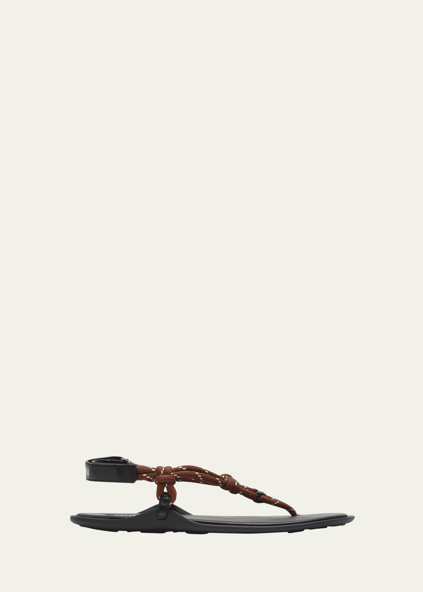 Miu Miu | Riviere Cord & Leather Sandals