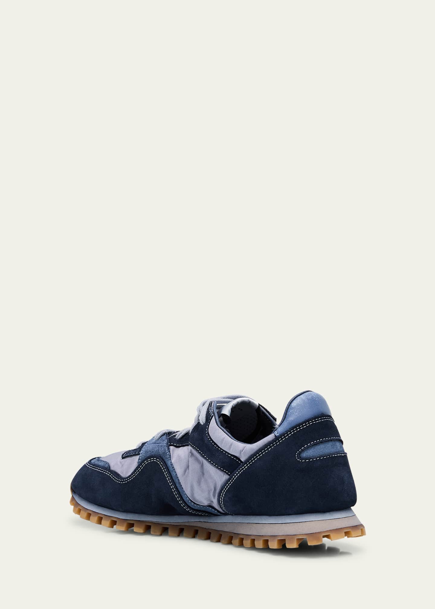 Comme des Garcons Comme des Garcons x Spalwart Colorblock Suede Runner Sneakers Image 4 of 6