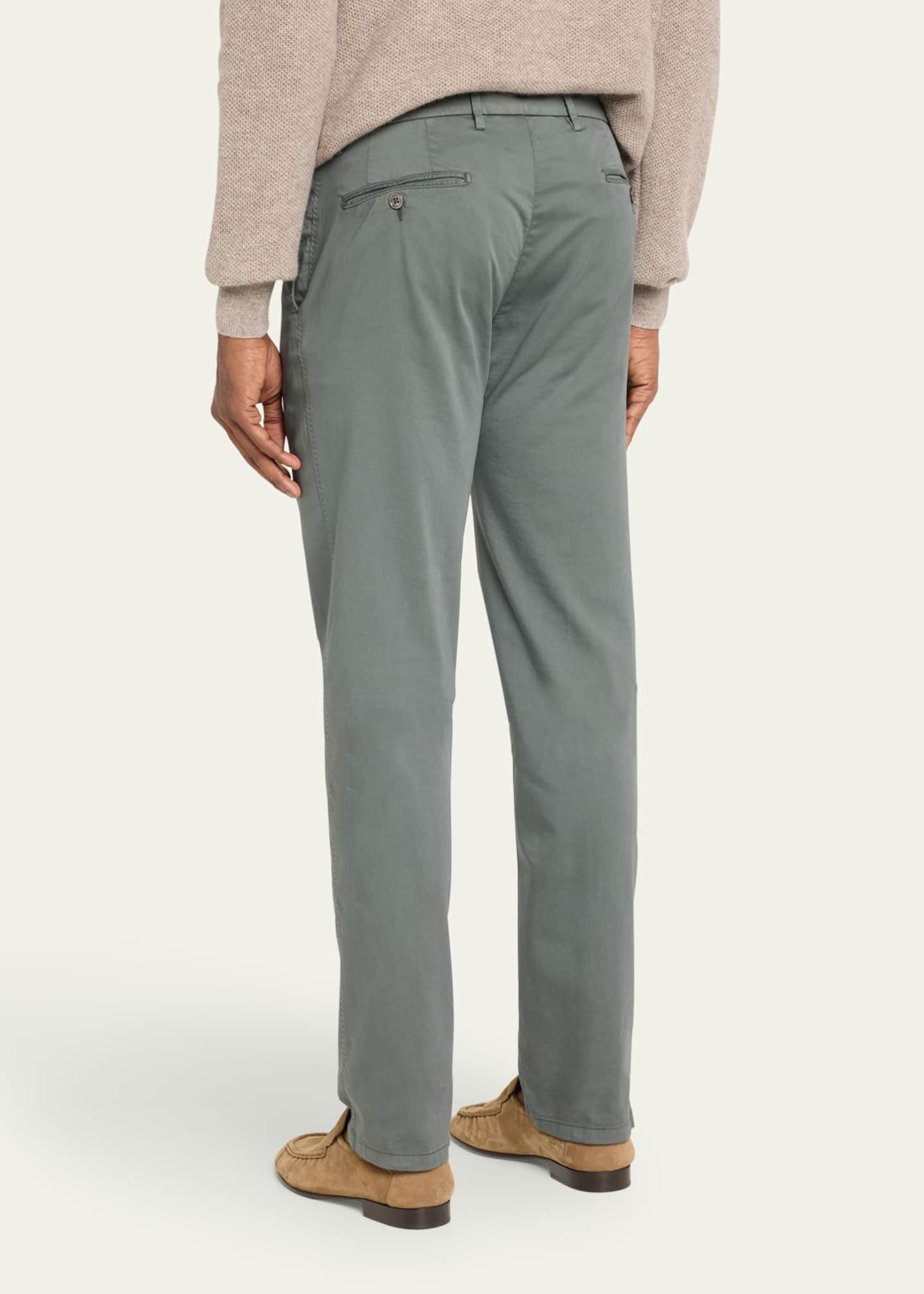 Marco Pescarolo Men's Sateen Dress Chino Pants Image 3 of 5