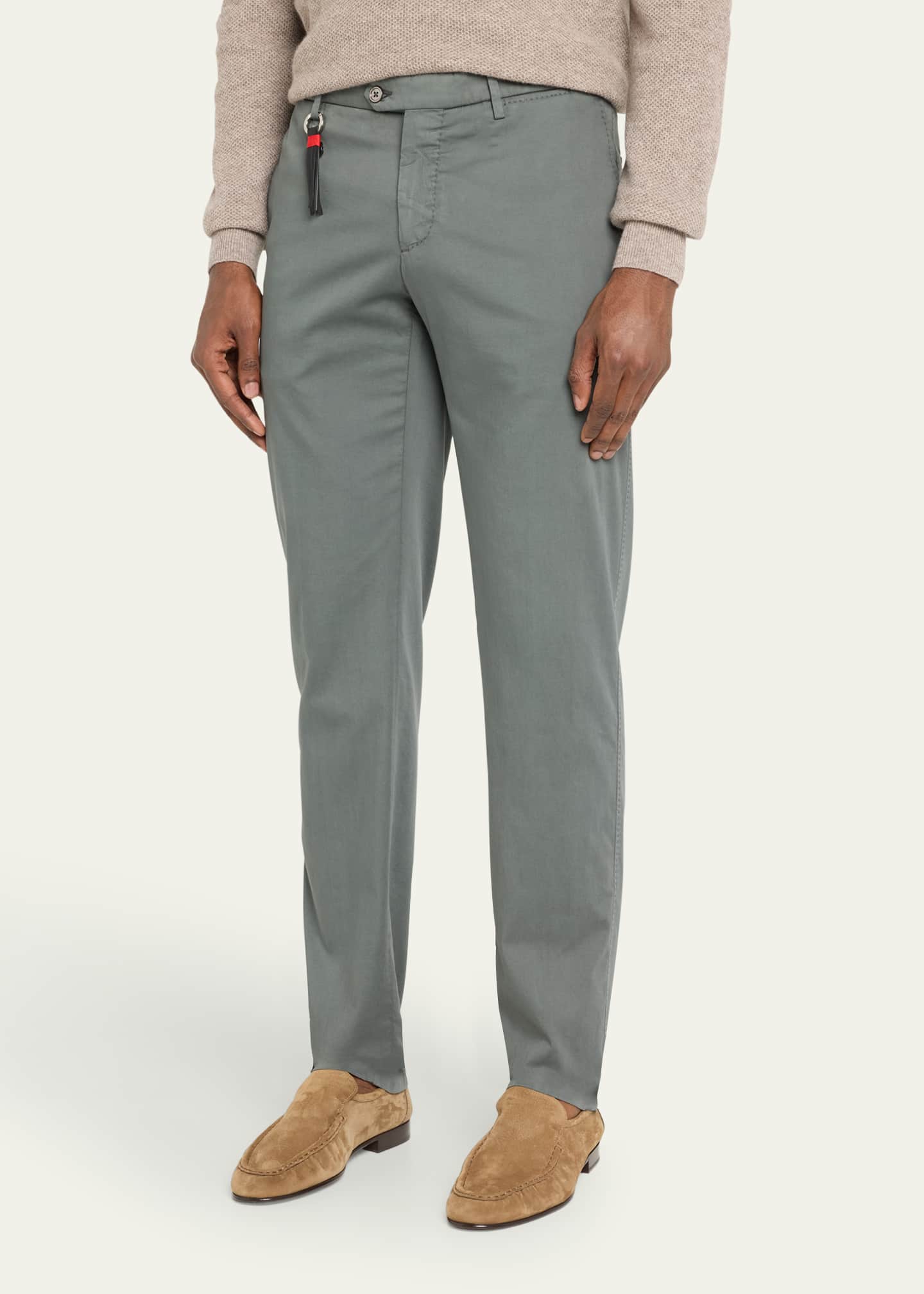 Marco Pescarolo Men's Sateen Dress Chino Pants Image 4 of 5
