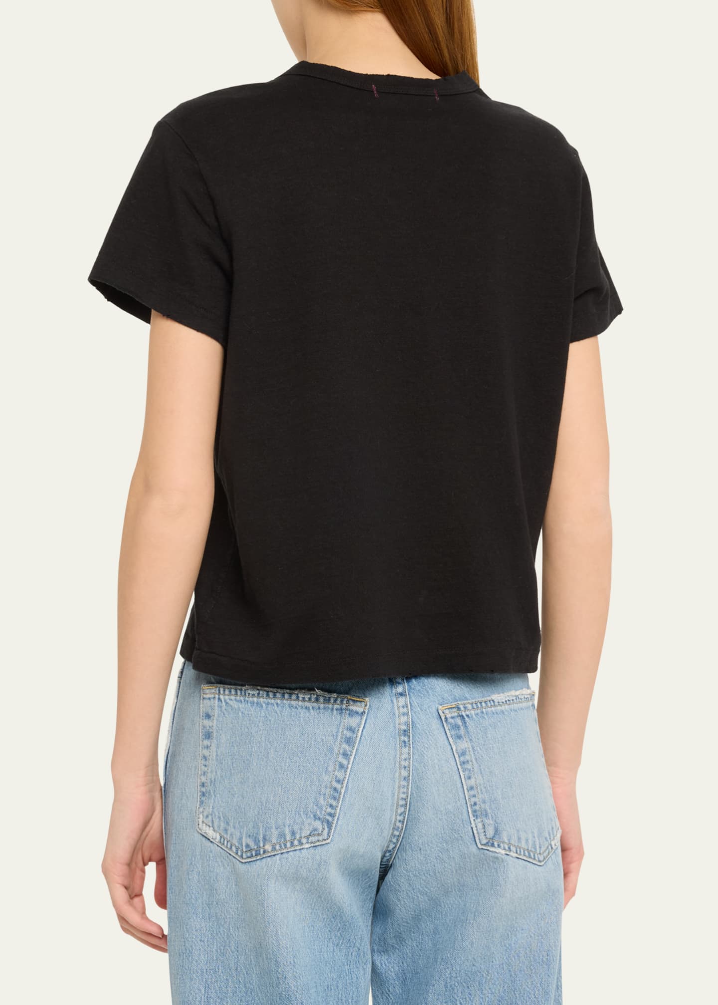 AMO Denim Love Crewneck Tee Image 3 of 5