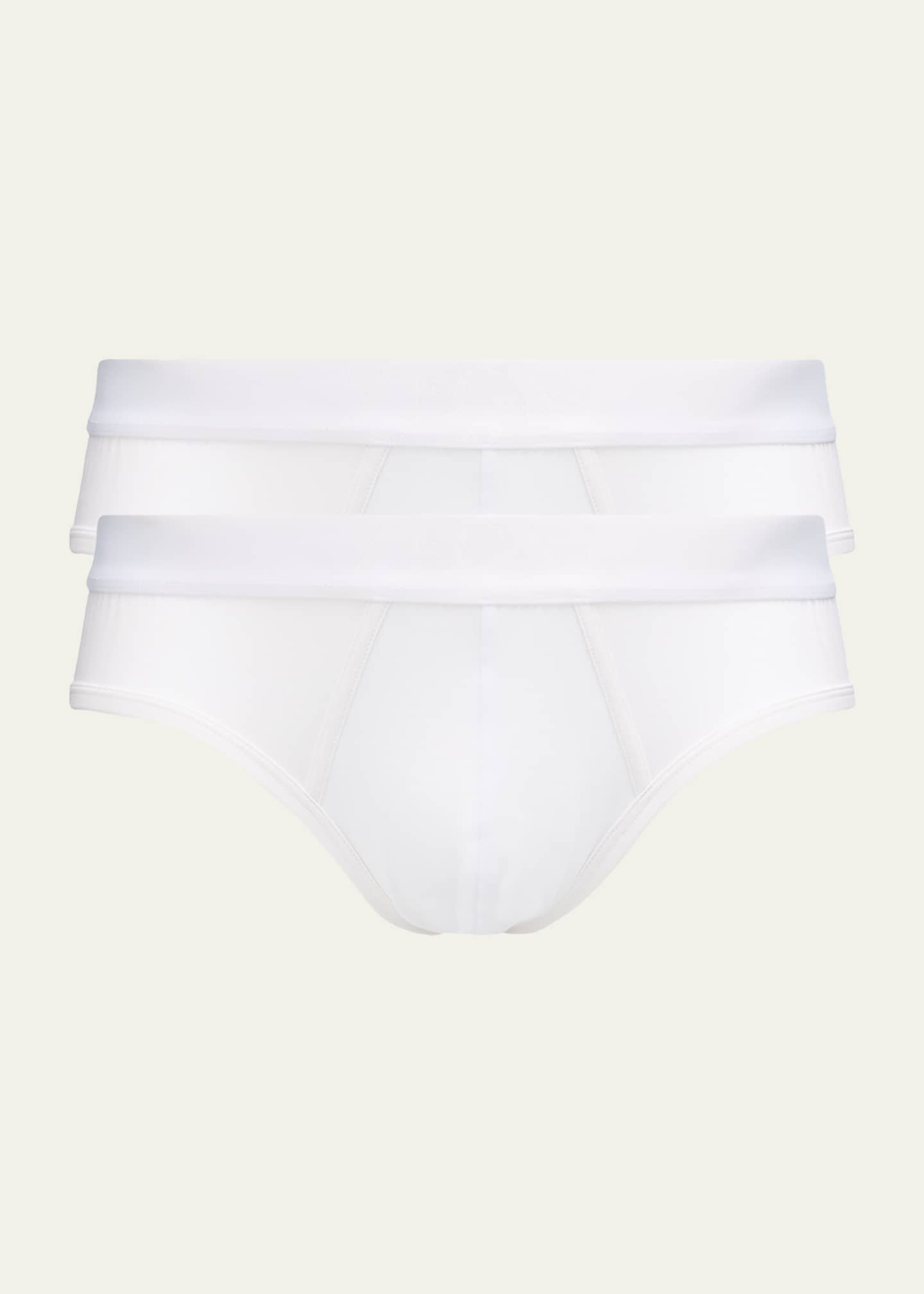 ZEGNA Men's 2-Pack Cotton Midi Briefs