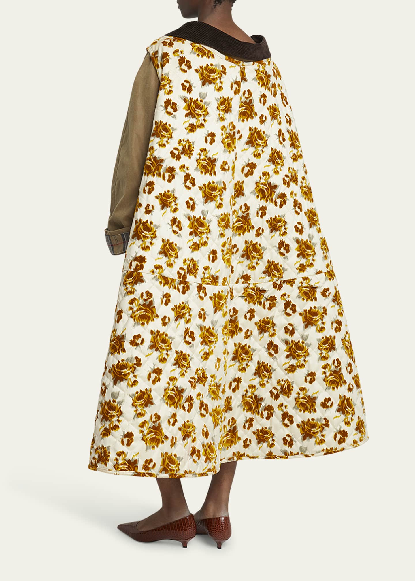 Erdem Hybrid Barbour Waxed Cotton Coat Bergdorf Goodman