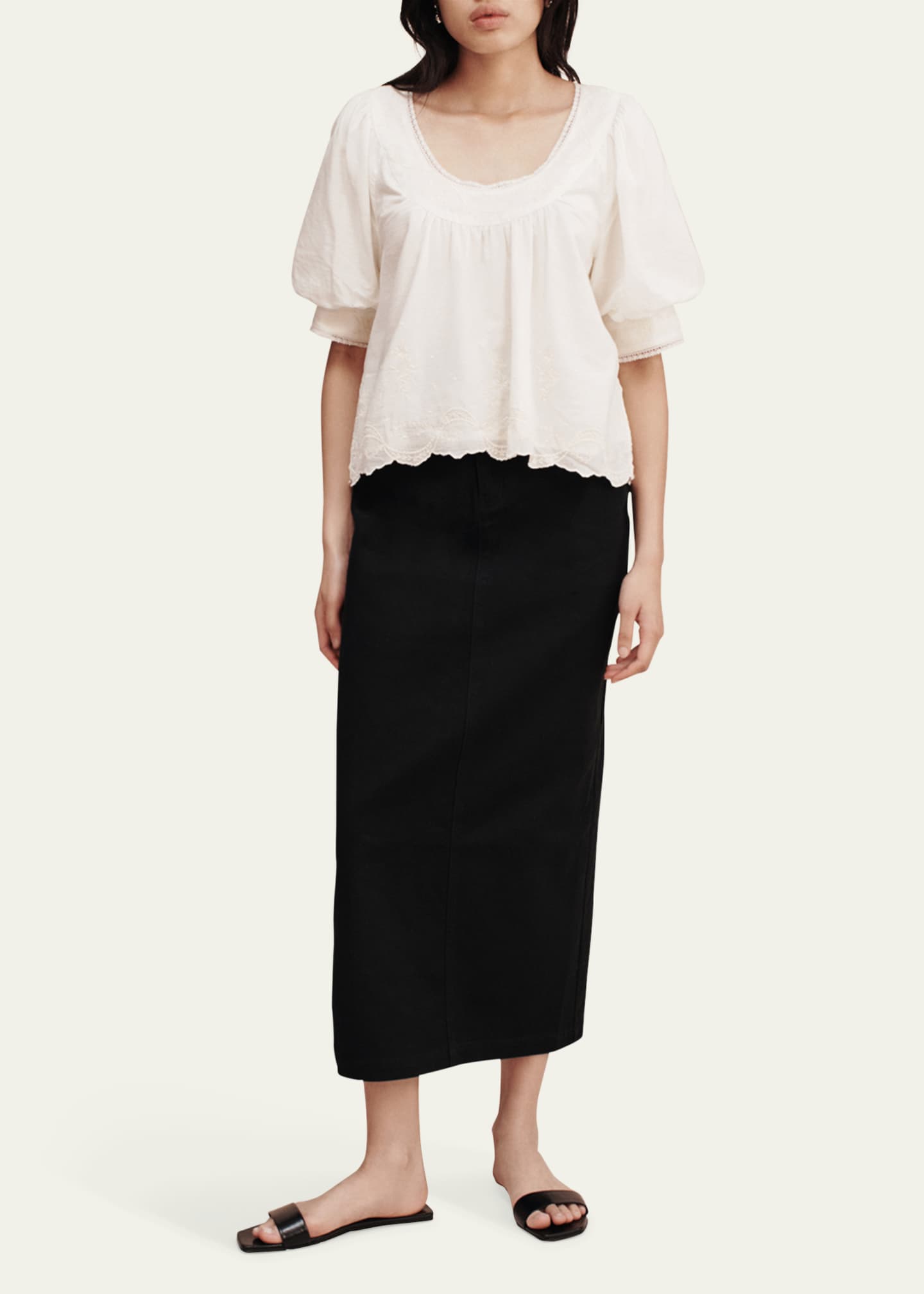 Posse Bowie Skirt in Vanilla/Choc