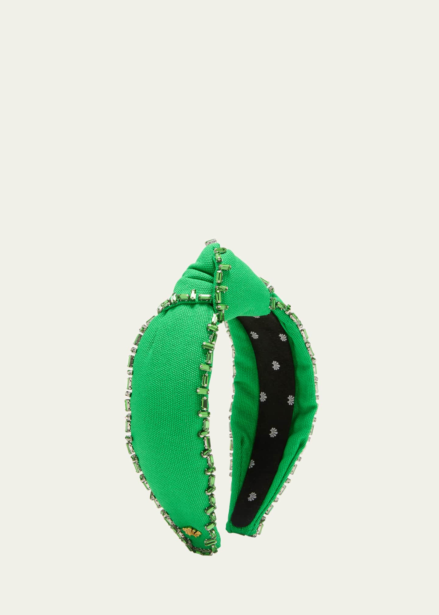 Lele Sadoughi Knotted Embellished-Trim Headband