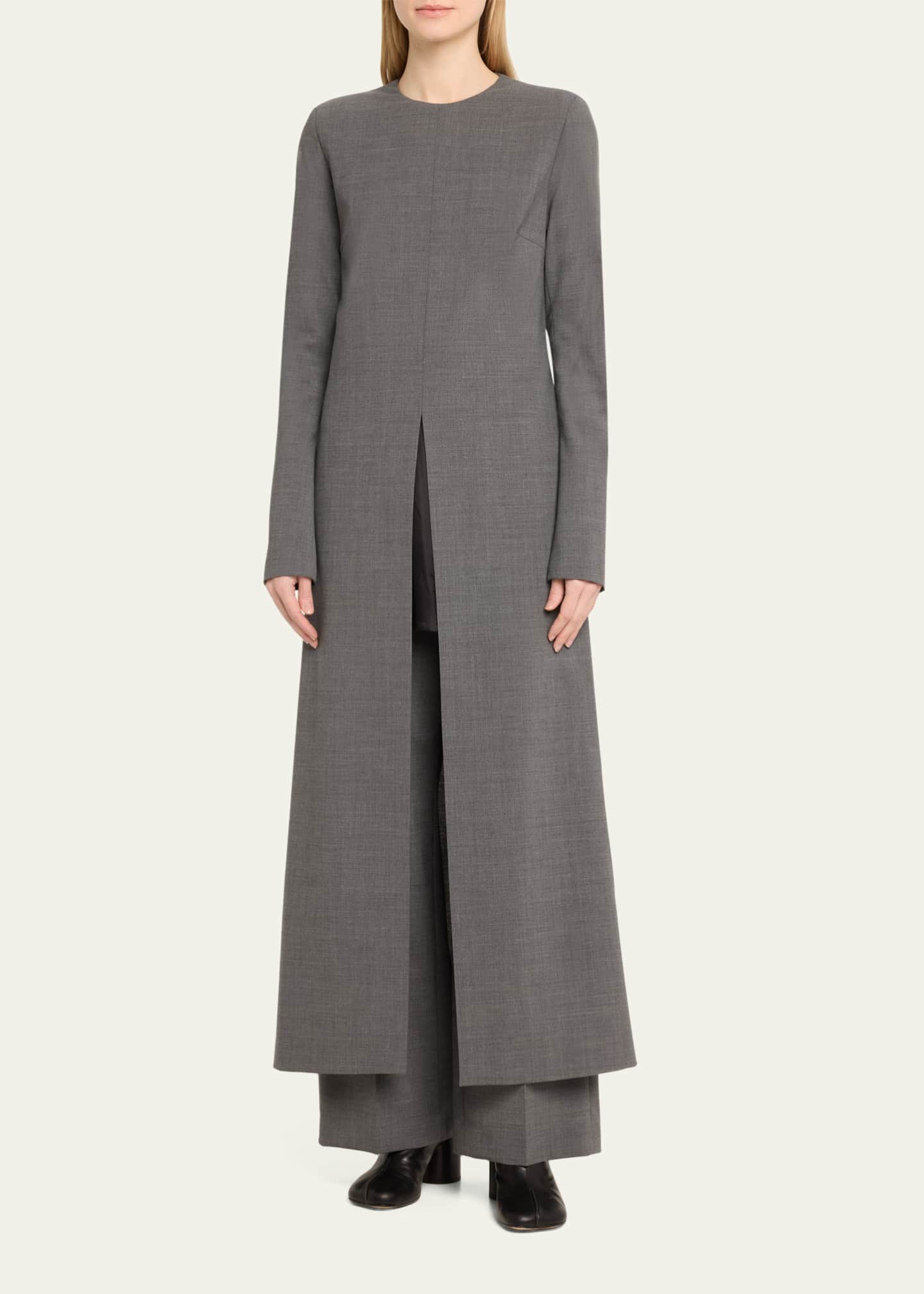 MM6 Maison Margiela Long-Sleeve Maxi Dress Image 2 of 5