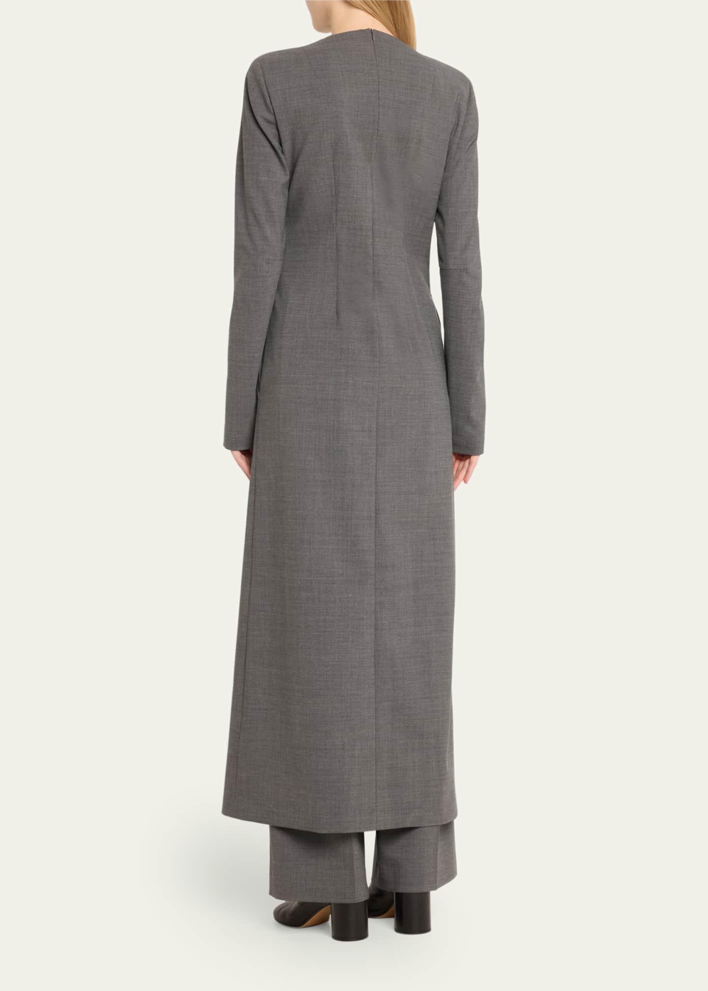 MM6 Maison Margiela Long-Sleeve Maxi Dress Image 3 of 5