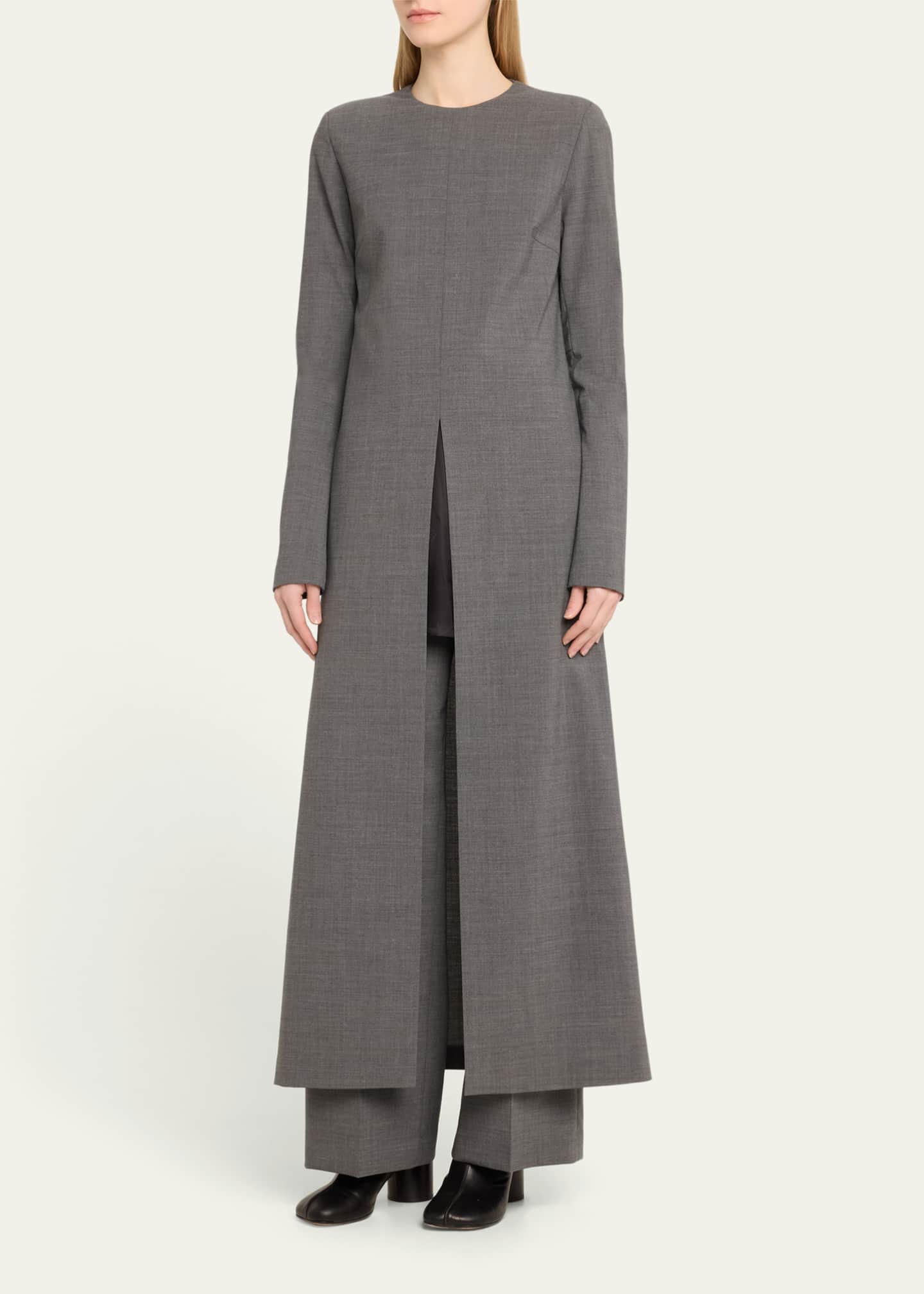 MM6 Maison Margiela Long-Sleeve Maxi Dress Image 4 of 5
