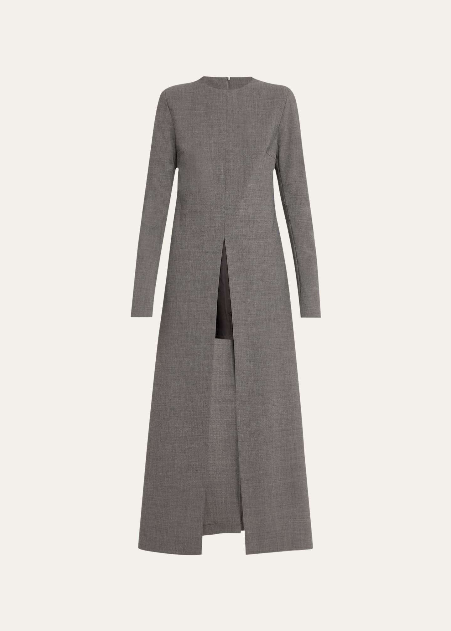 MM6 Maison Margiela Long-Sleeve Maxi Dress Image 1 of 5