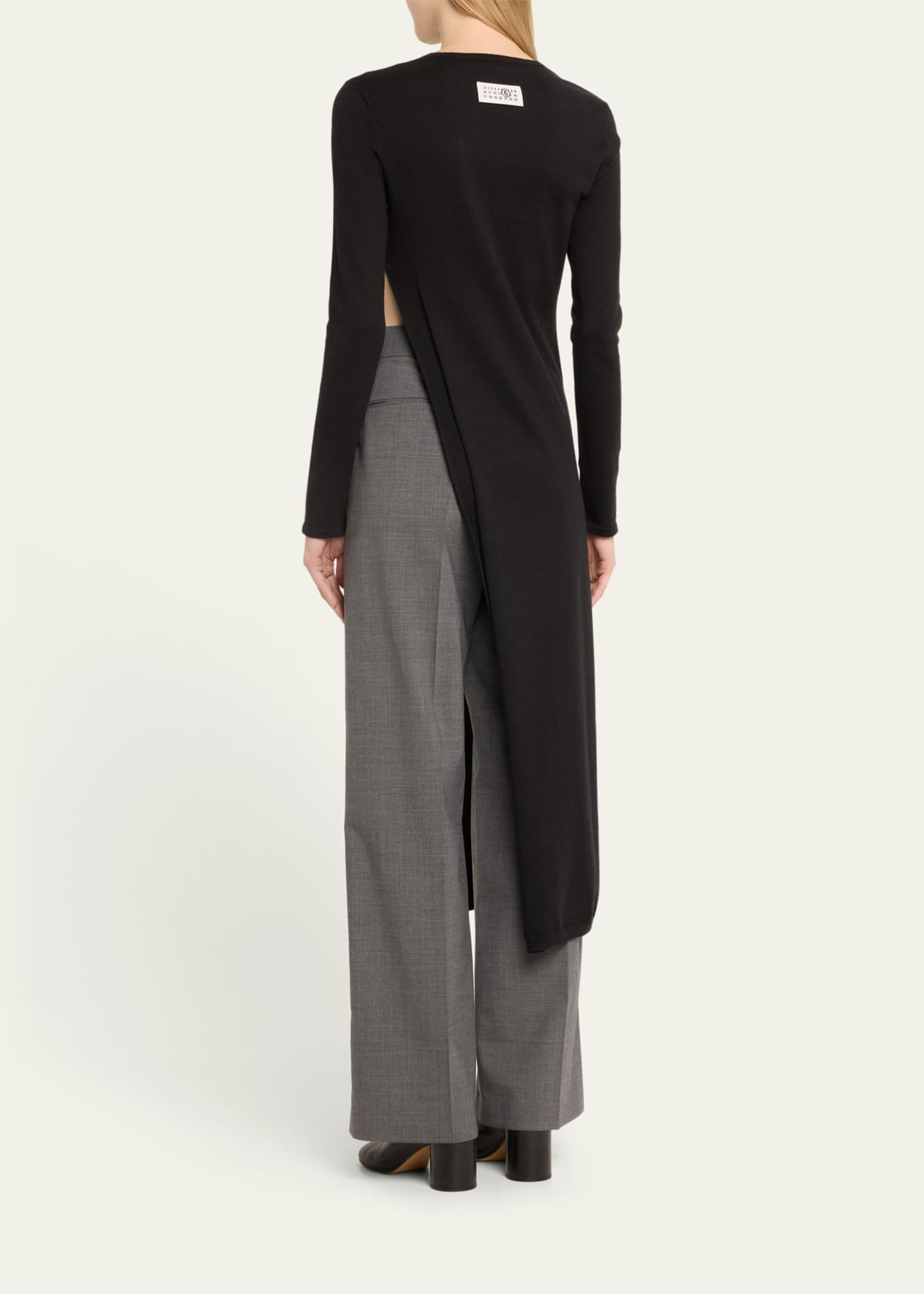 MM6 Maison Margiela Asymmetric Midi Dress Image 3 of 5
