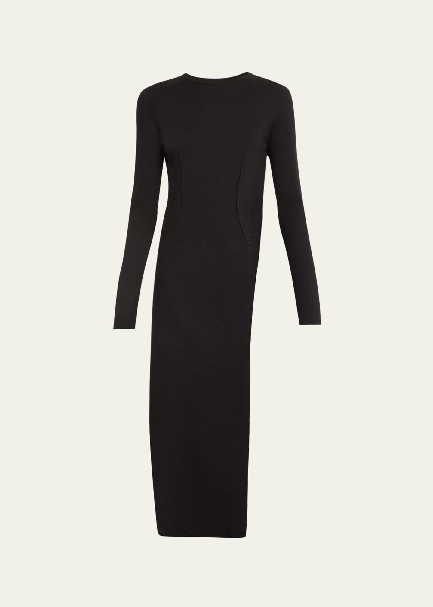 MM6 Maison Margiela Asymmetric Midi Dress Image 1 of 5