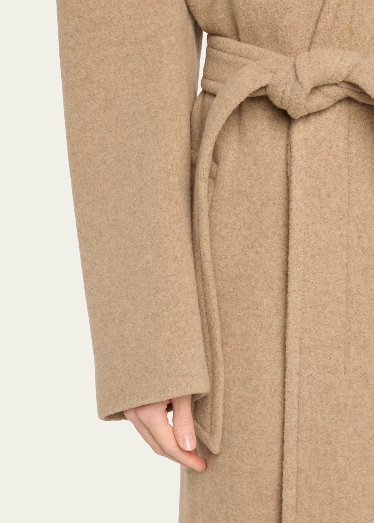 MM6 Maison Margiela Belted Wool-Blend Coat Image 5 of 5