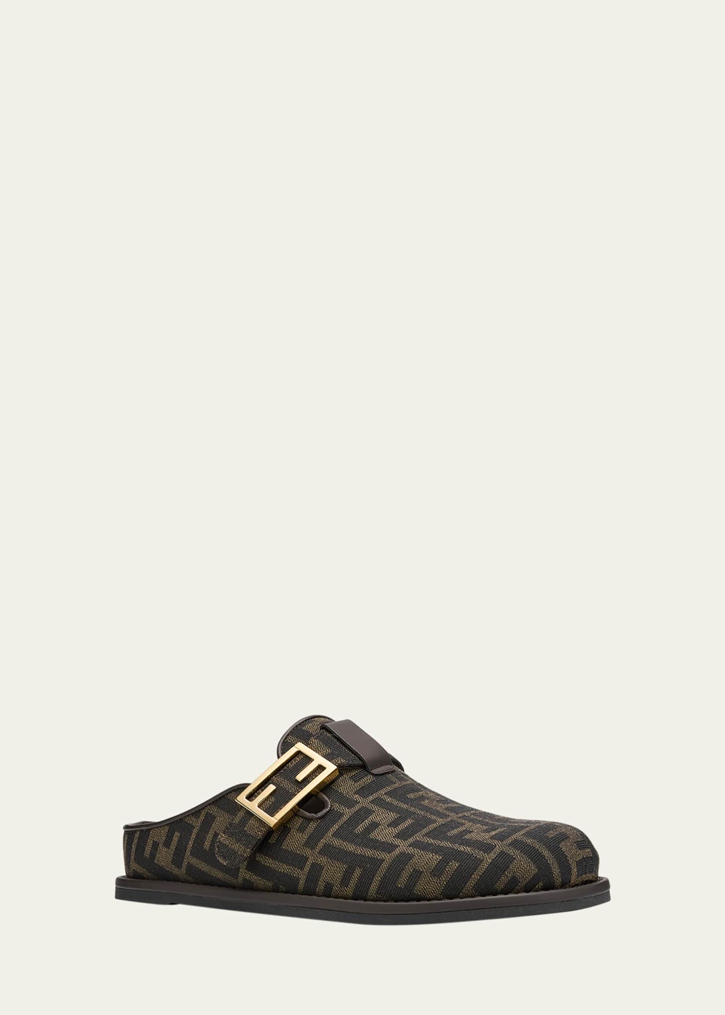 Feel FF Jacquard Sabot Mules