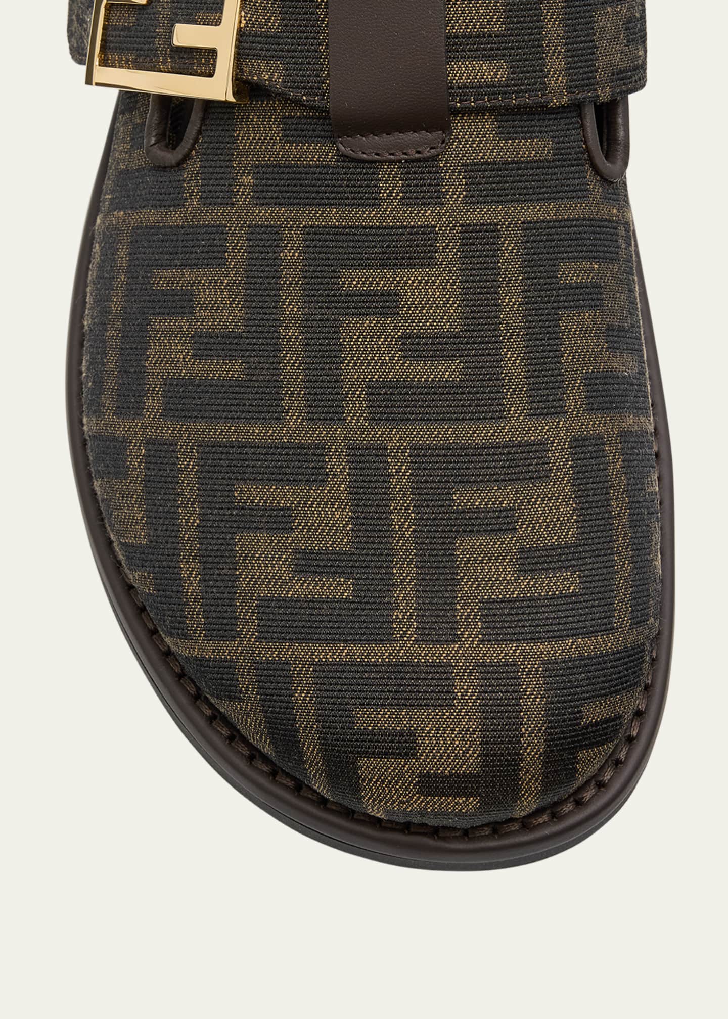 Feel FF Jacquard Sabot Mules