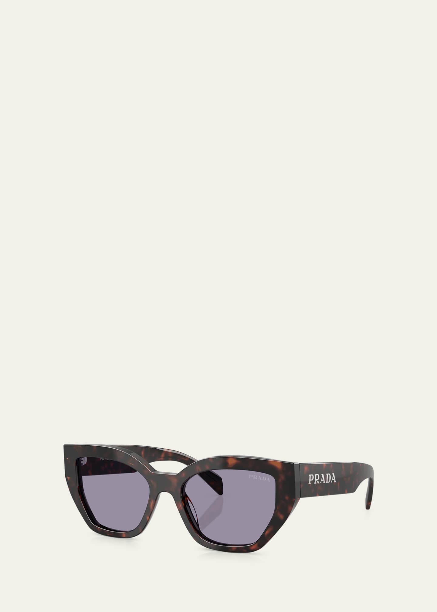 Prada Bold Acetate Butterfly Sunglasses Image 2 of 3
