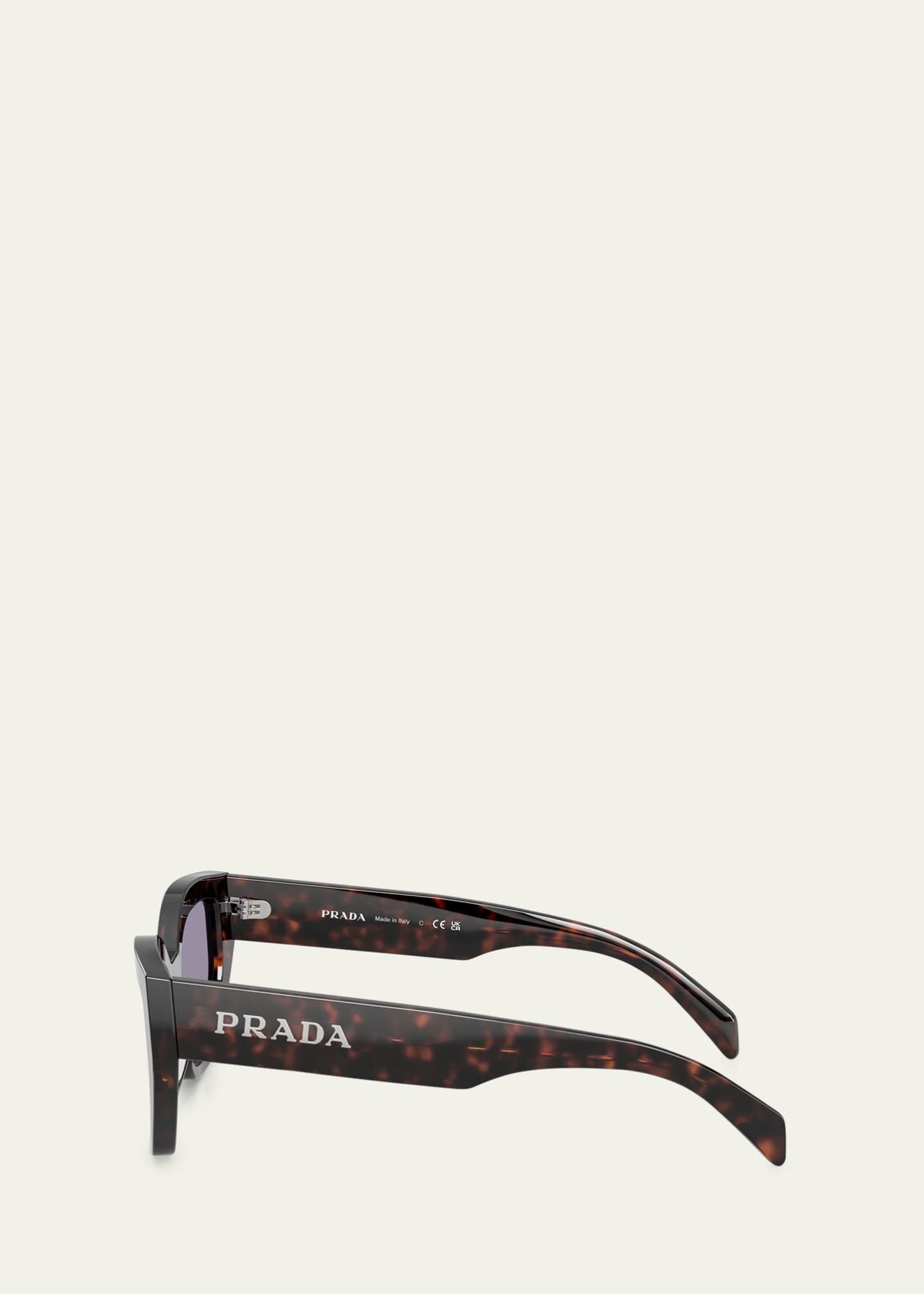 Prada Bold Acetate Butterfly Sunglasses Image 3 of 3
