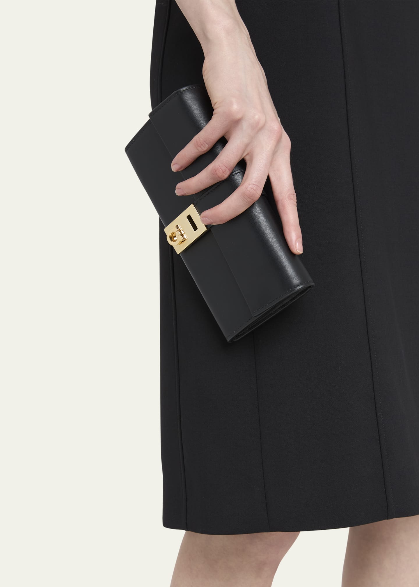 Ferragamo Hug Leather Wallet on Chain - Bergdorf Goodman