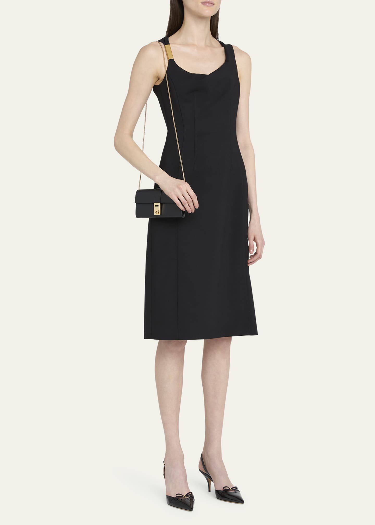 Ferragamo Hug Leather Wallet on Chain Image 5 of 5