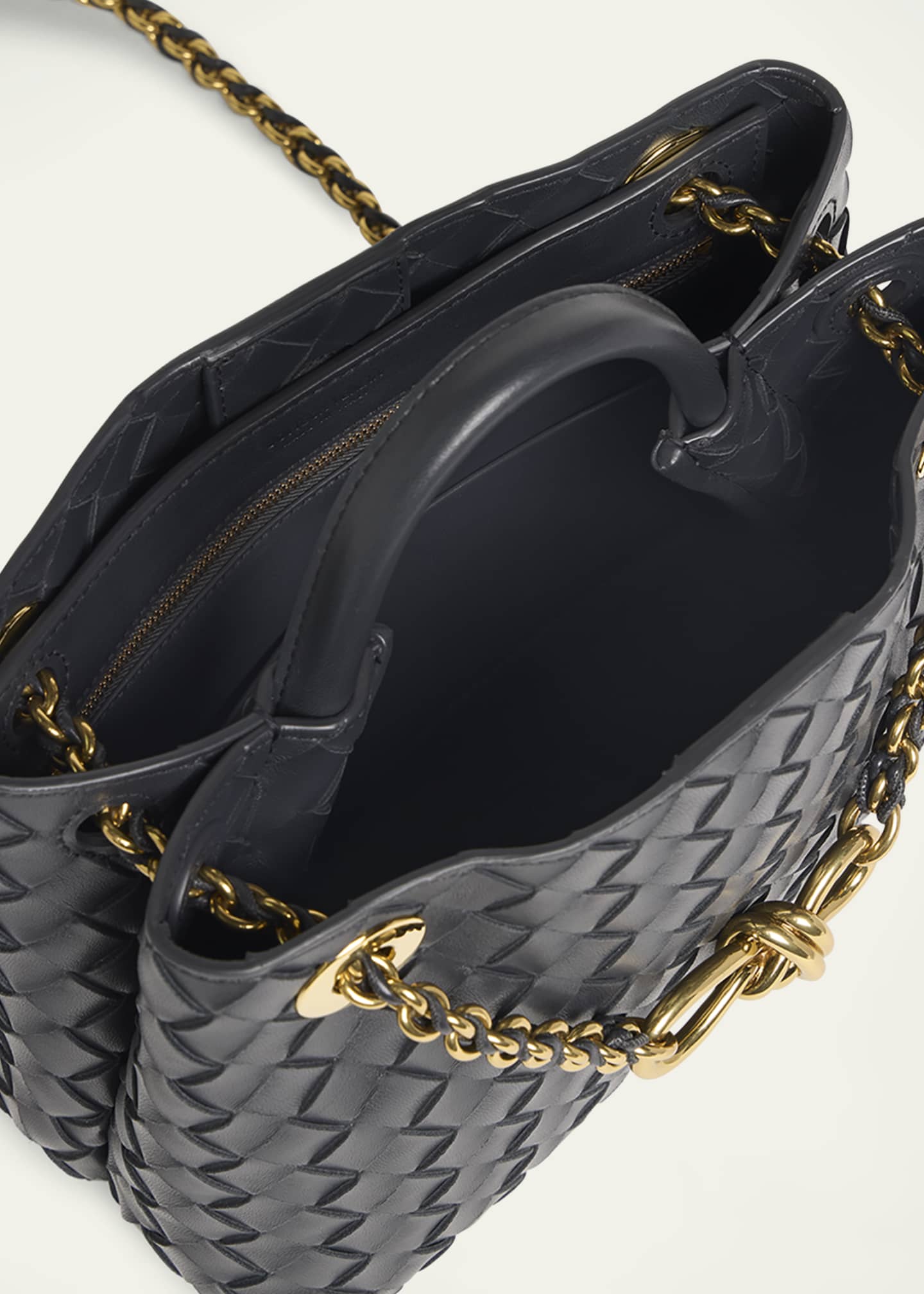 Bottega Veneta Small Andiamo Shoulder Bag with Chain Strap Image 4 of 6