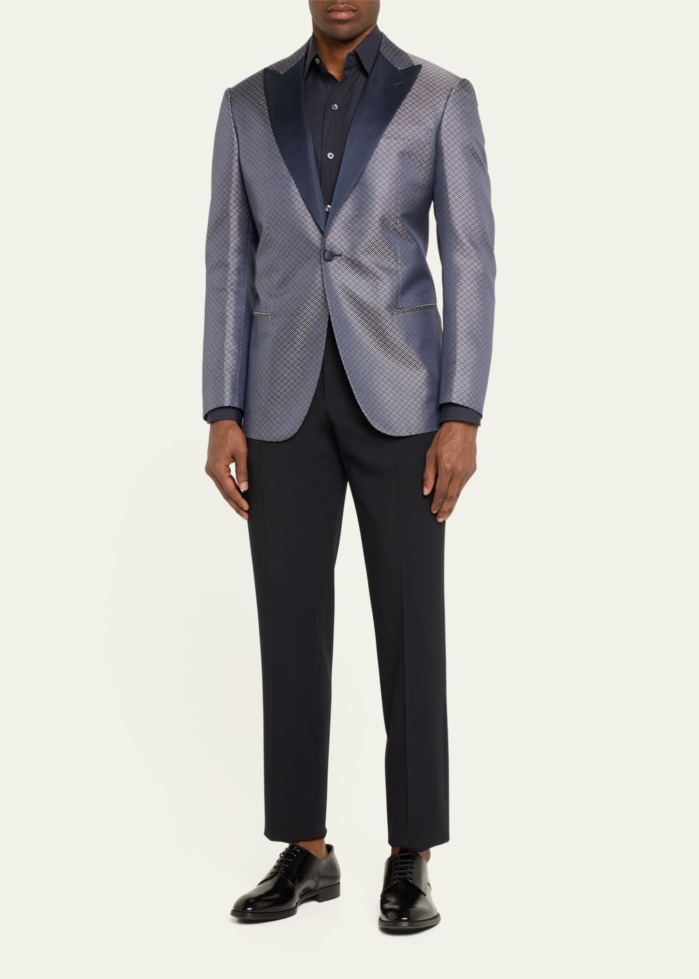 Giorgio Armani Men's Soho Solid Tuxedo Trousers Image 2 of 5
