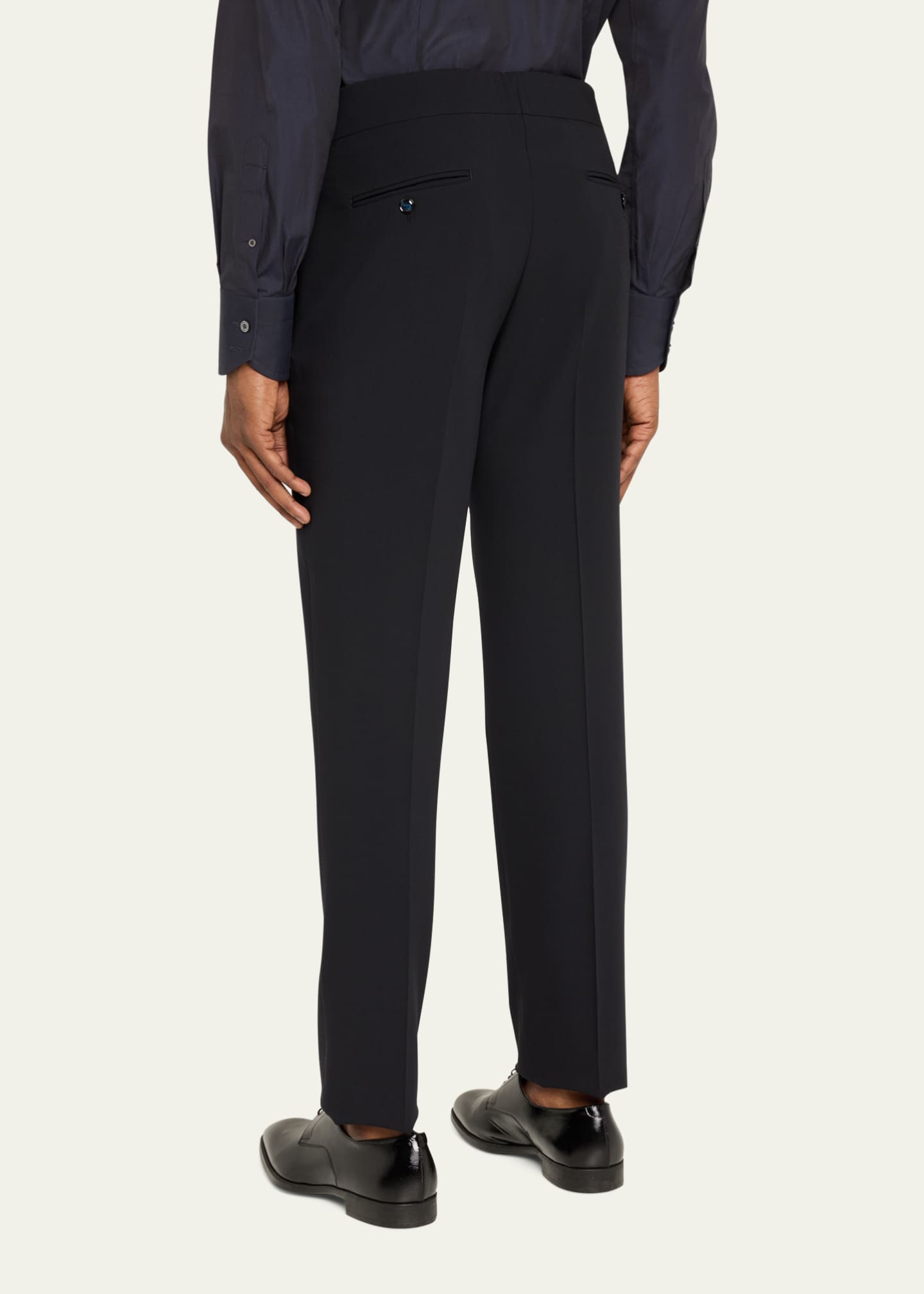 Giorgio Armani Men's Soho Solid Tuxedo Trousers Image 3 of 5