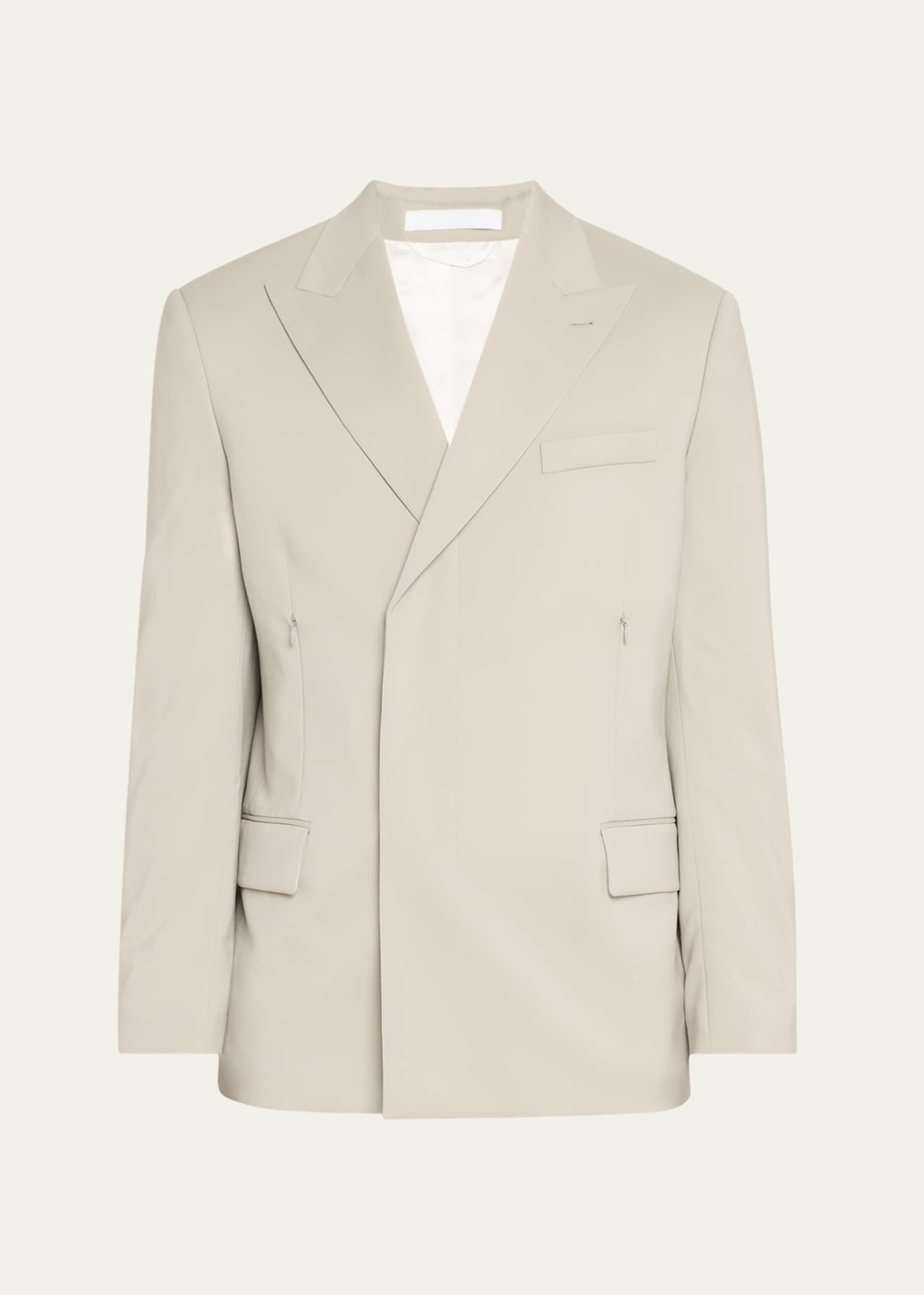 Helmut Lang Men's Boxy Two-Piece Double-Breasted Blazer Suit