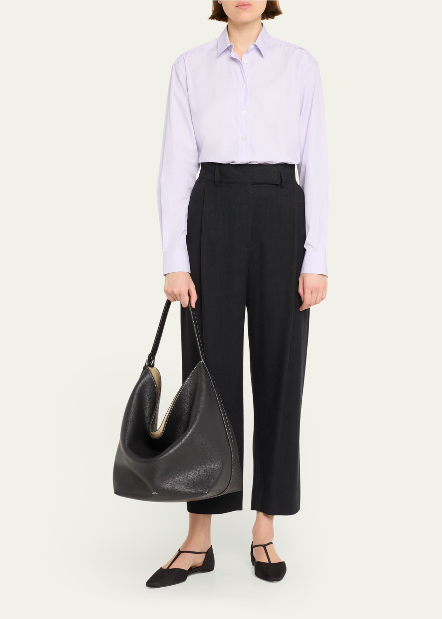 Toteme Belted Leather Tote Bag - Bergdorf Goodman