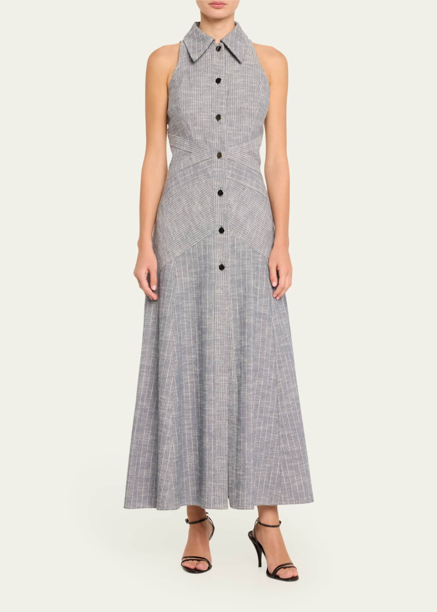 Ramy Brook Kiana Striped Shirtdress Image 2 of 5