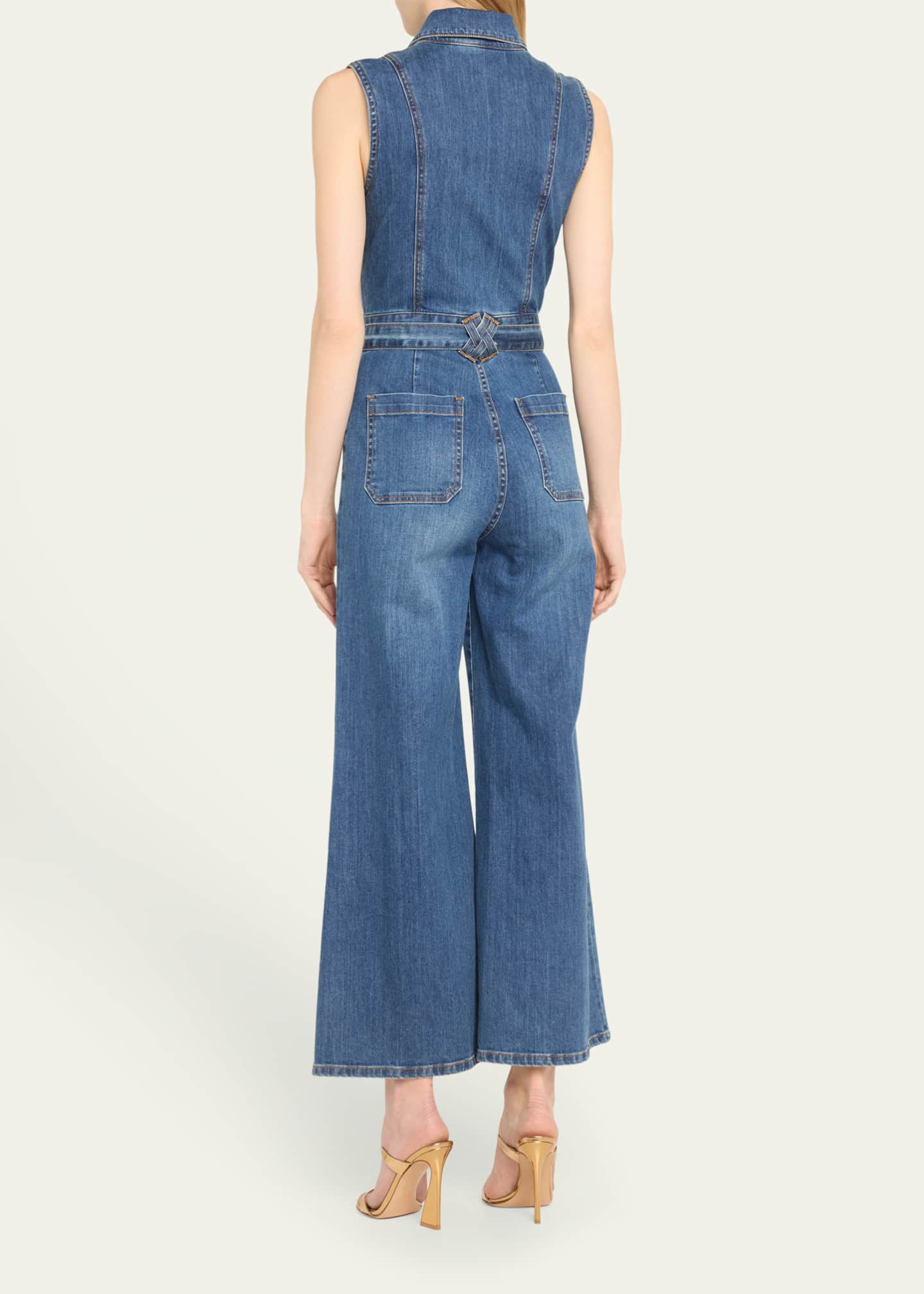 Ramy Brook Bell Denim Jumpsuit - Bergdorf Goodman