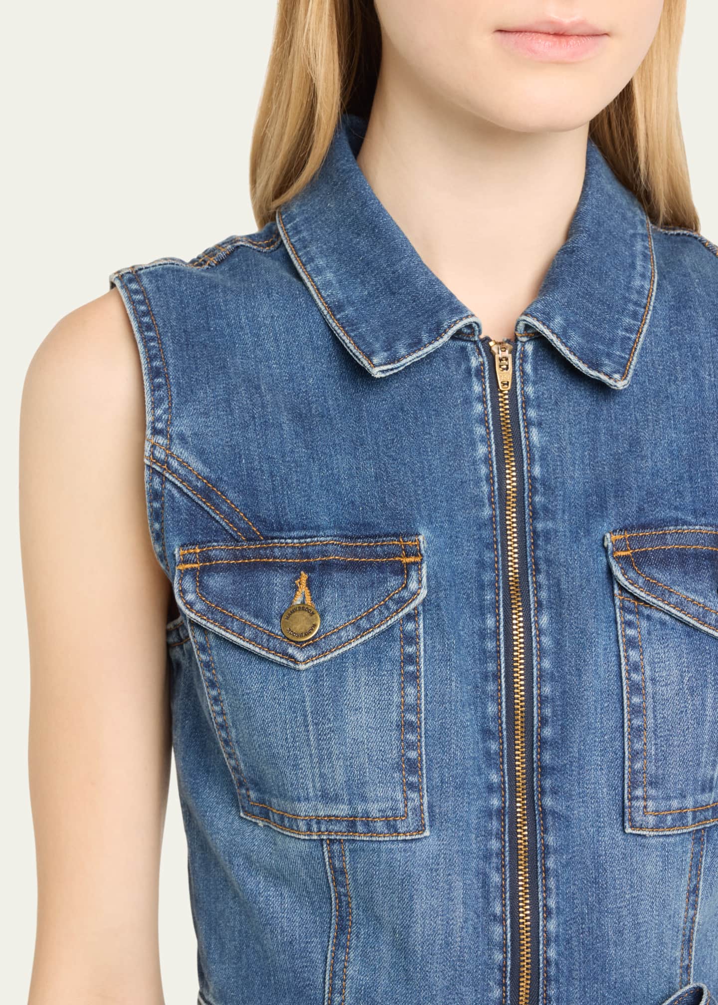 Ramy Brook Bell Denim Jumpsuit - Bergdorf Goodman