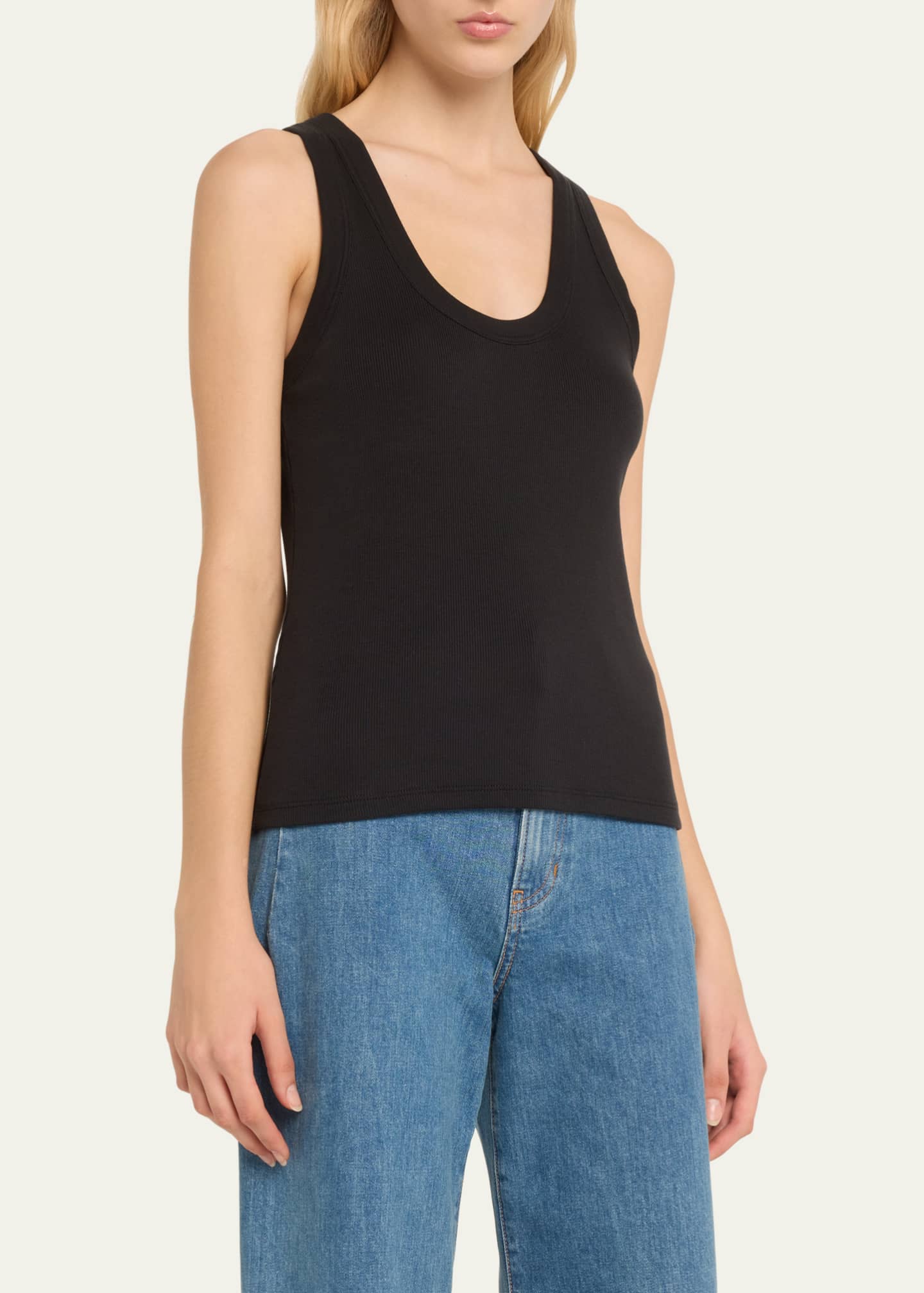Veronica Beard Birke Scoop-Neck Tank Top Image 4 of 5
