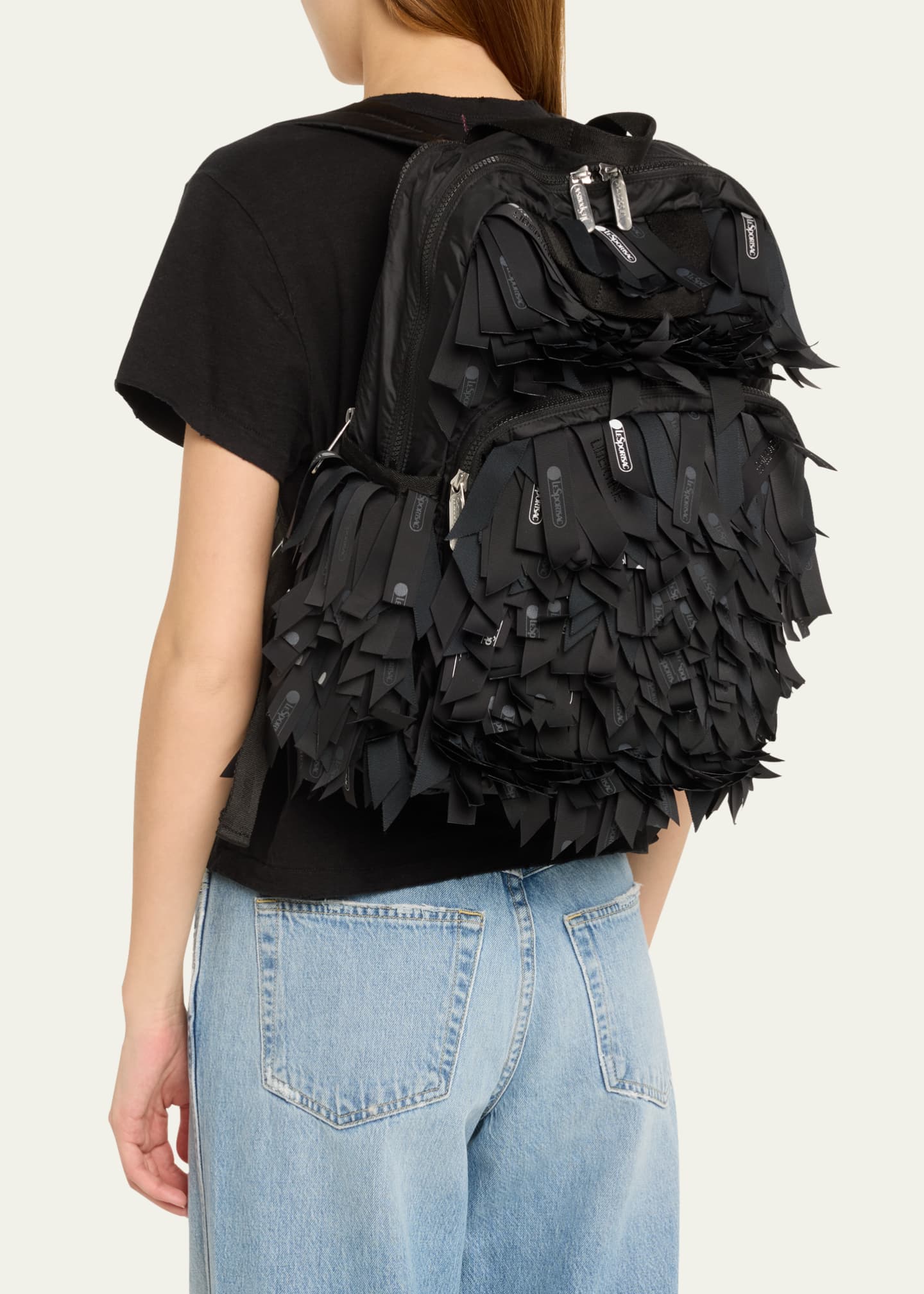 Libertine x LeSportSac Ryan Fringe Backpack Image 2 of 5