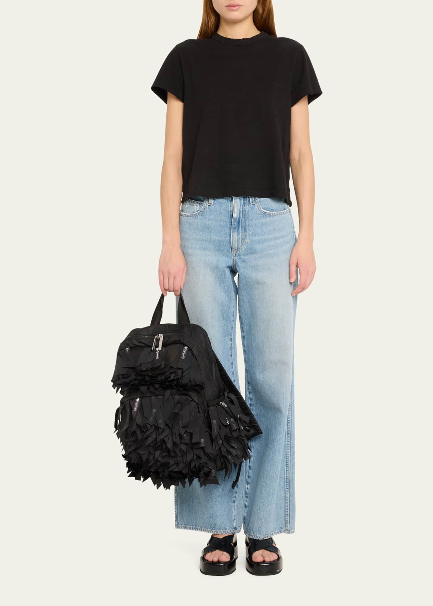 Libertine x LeSportSac Ryan Fringe Backpack Image 5 of 5