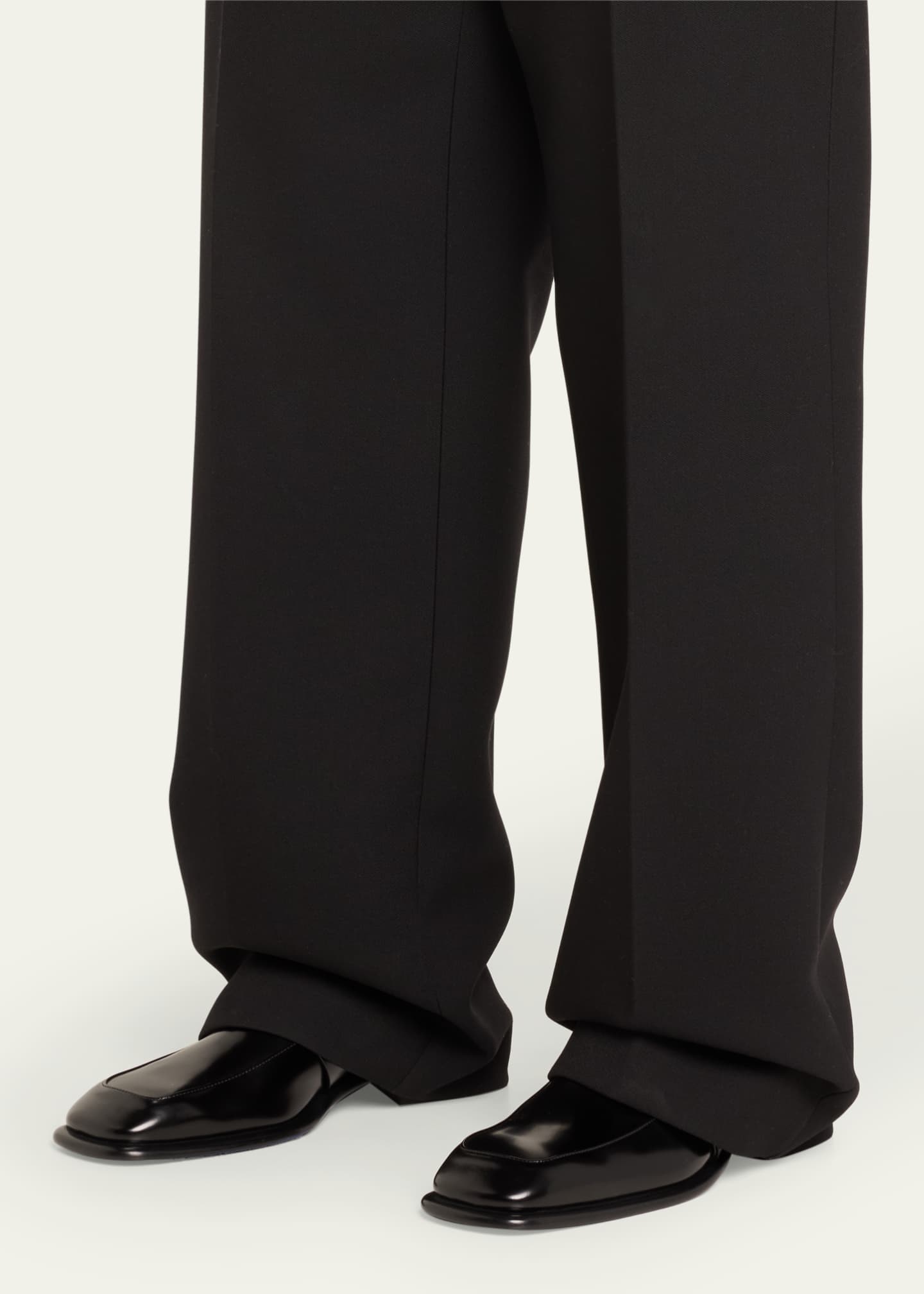 Burberry Men's Leather Shield Loafers - Bergdorf Goodman