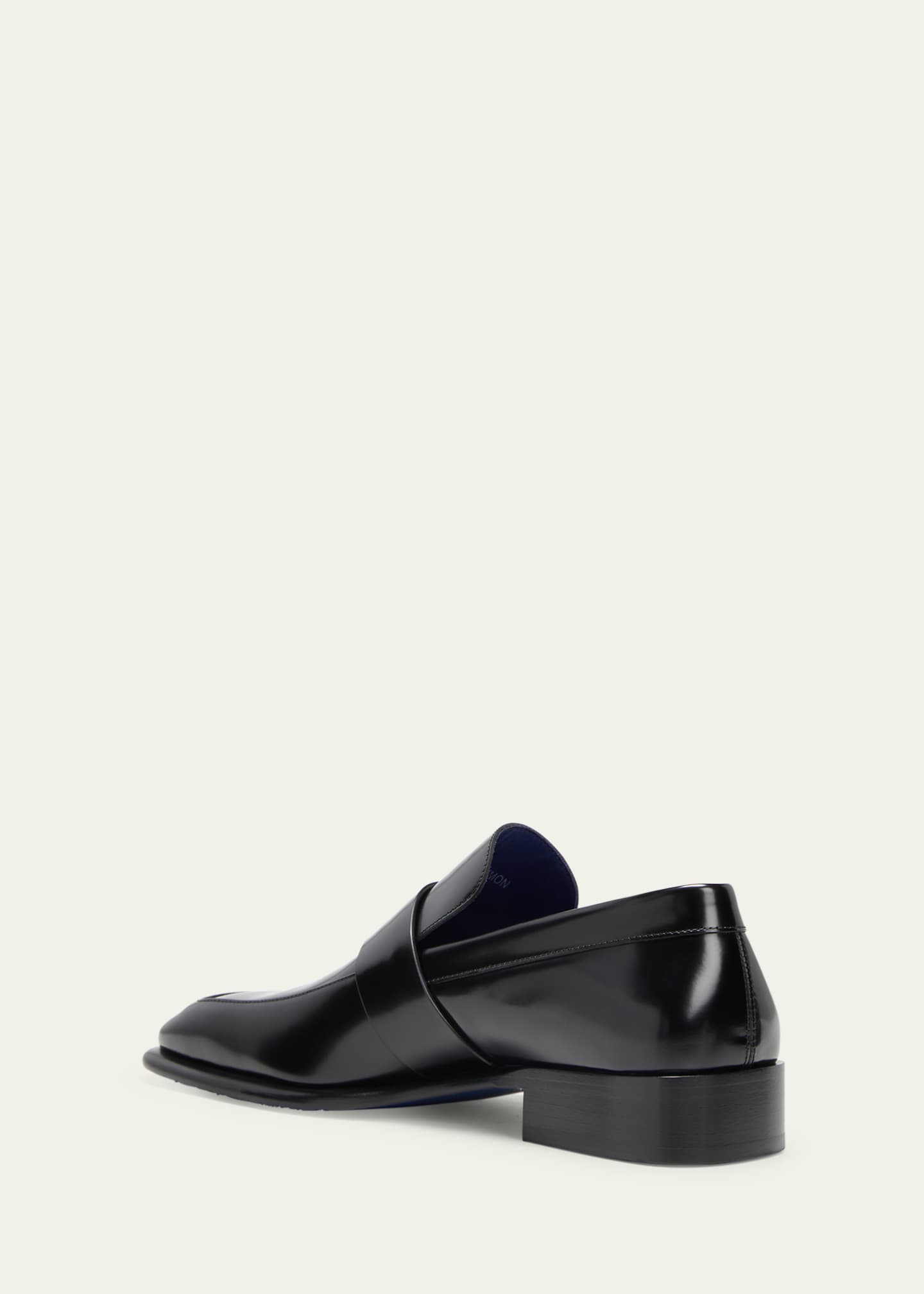 Burberry Men's Leather Shield Loafers
