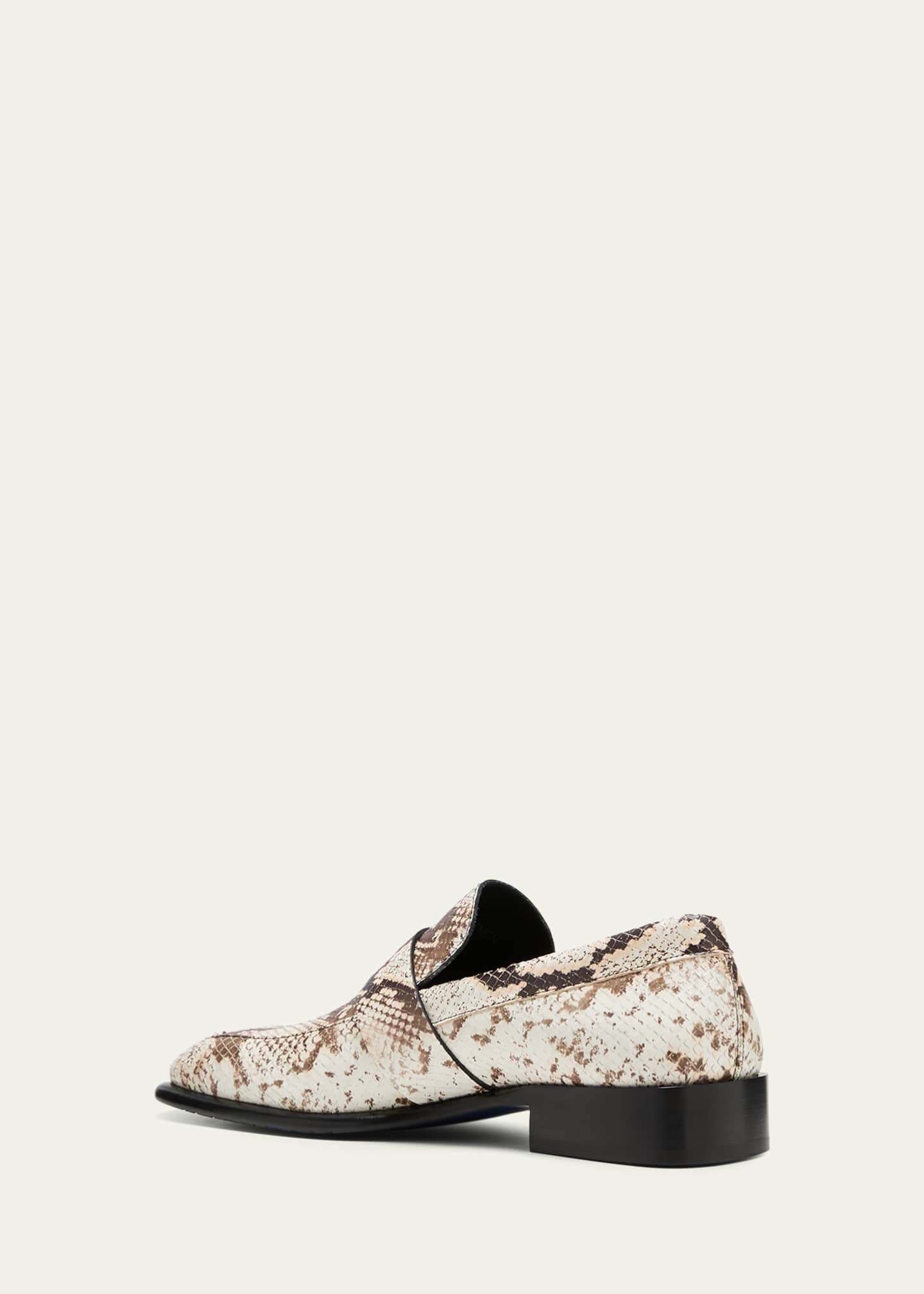 Burberry print loafers deals