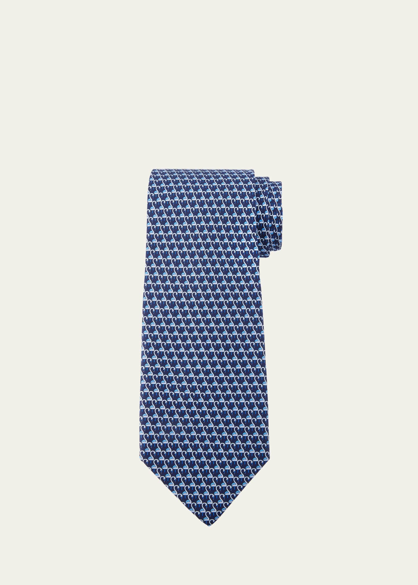 ferragamo flamingo tie