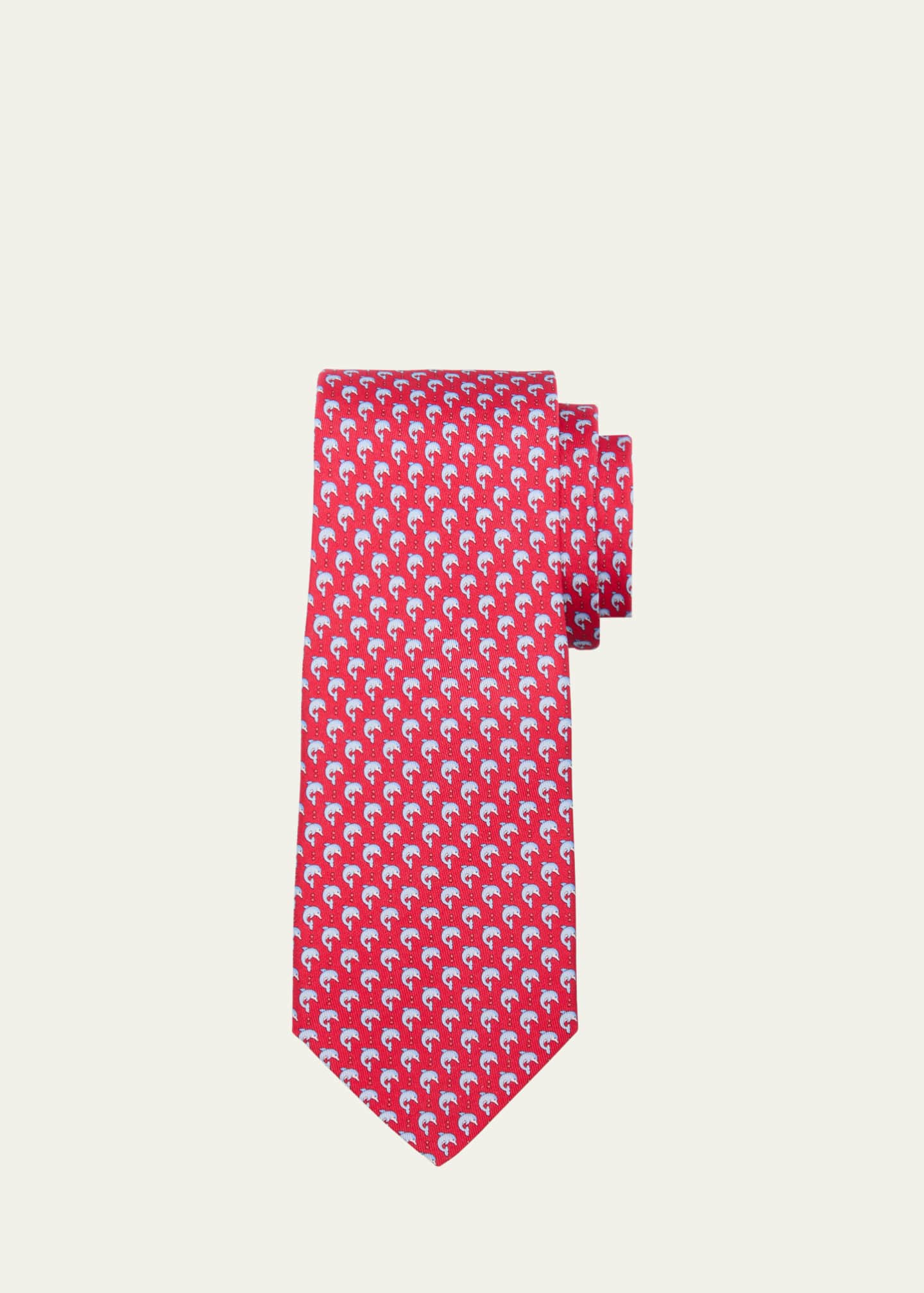 ferragamo dolphin tie