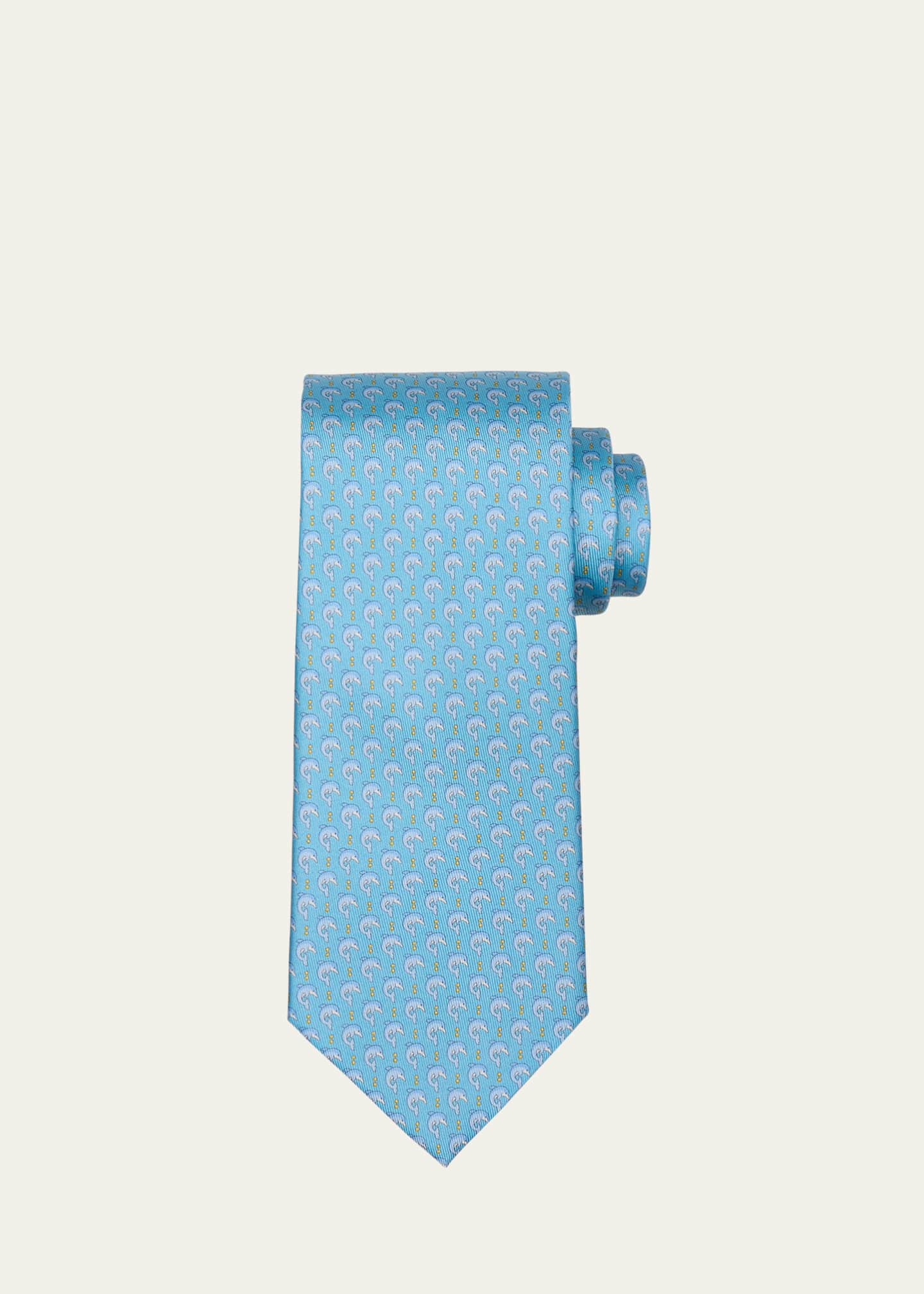 ferragamo dolphin tie