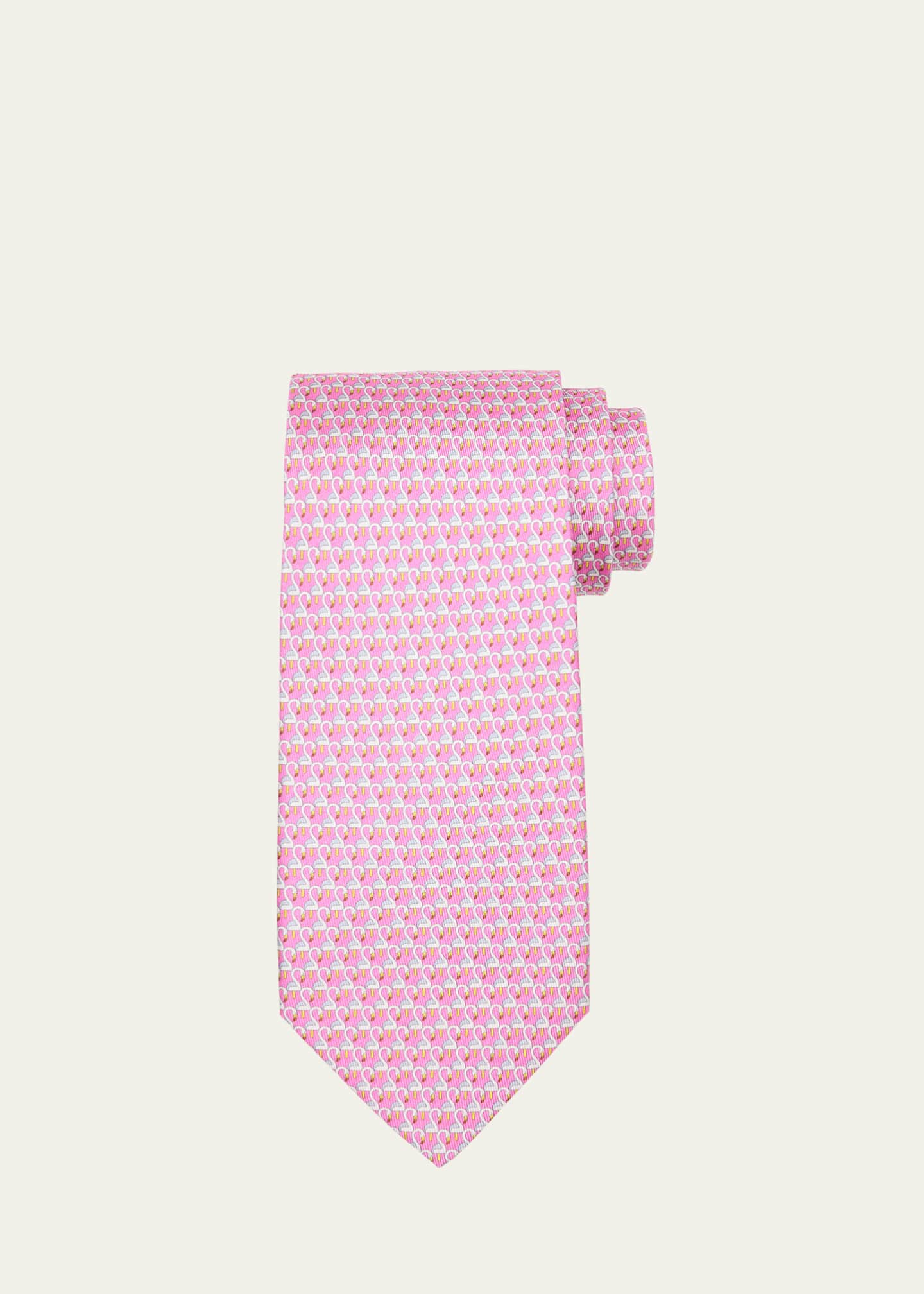 ferragamo flamingo tie