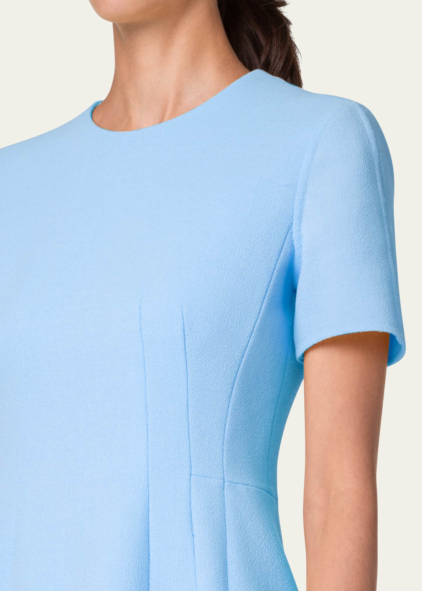 Akris Wool Princess Seam Sheath Dress Image 5 of 5